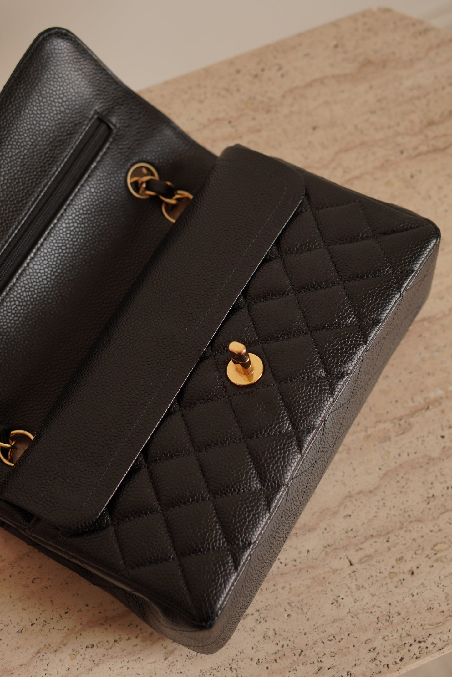 CHANEL CLASSIC SMALL DOUBLE FLAP | BLACK