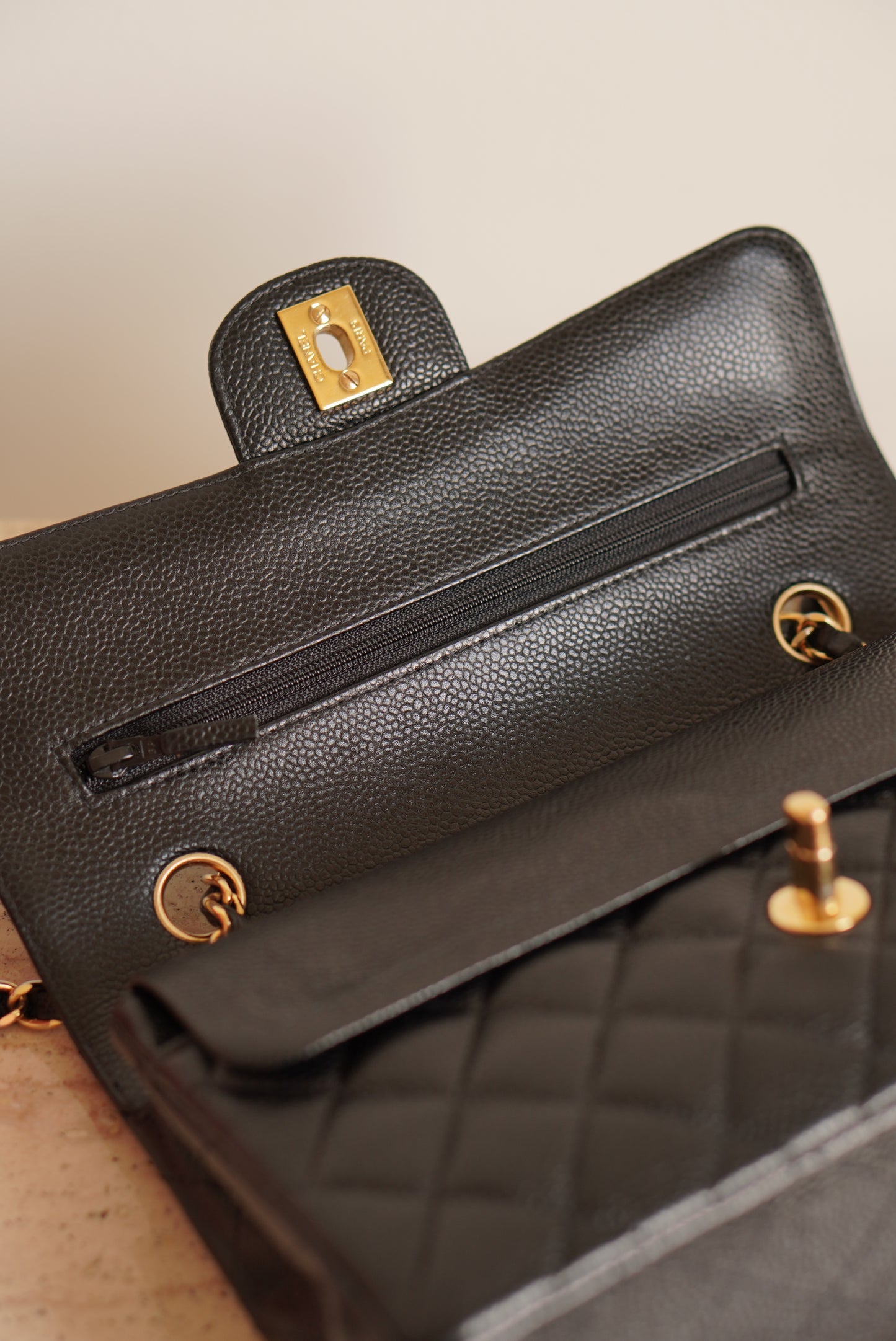 CHANEL CLASSIC SMALL DOUBLE FLAP | BLACK