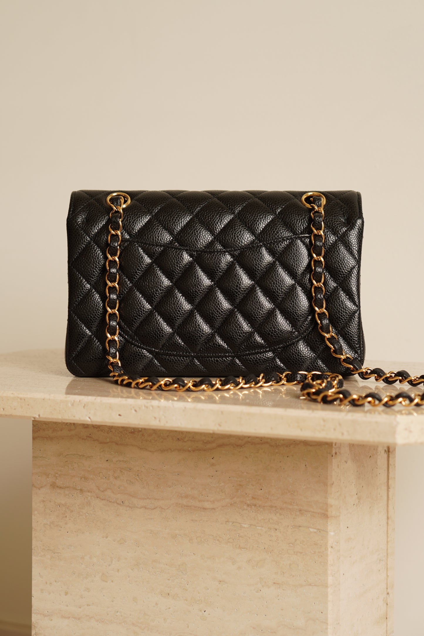 CHANEL CLASSIC SMALL DOUBLE FLAP | BLACK