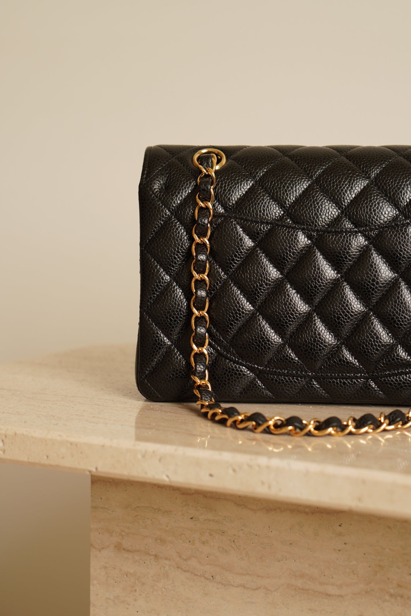 CHANEL CLASSIC SMALL DOUBLE FLAP | BLACK