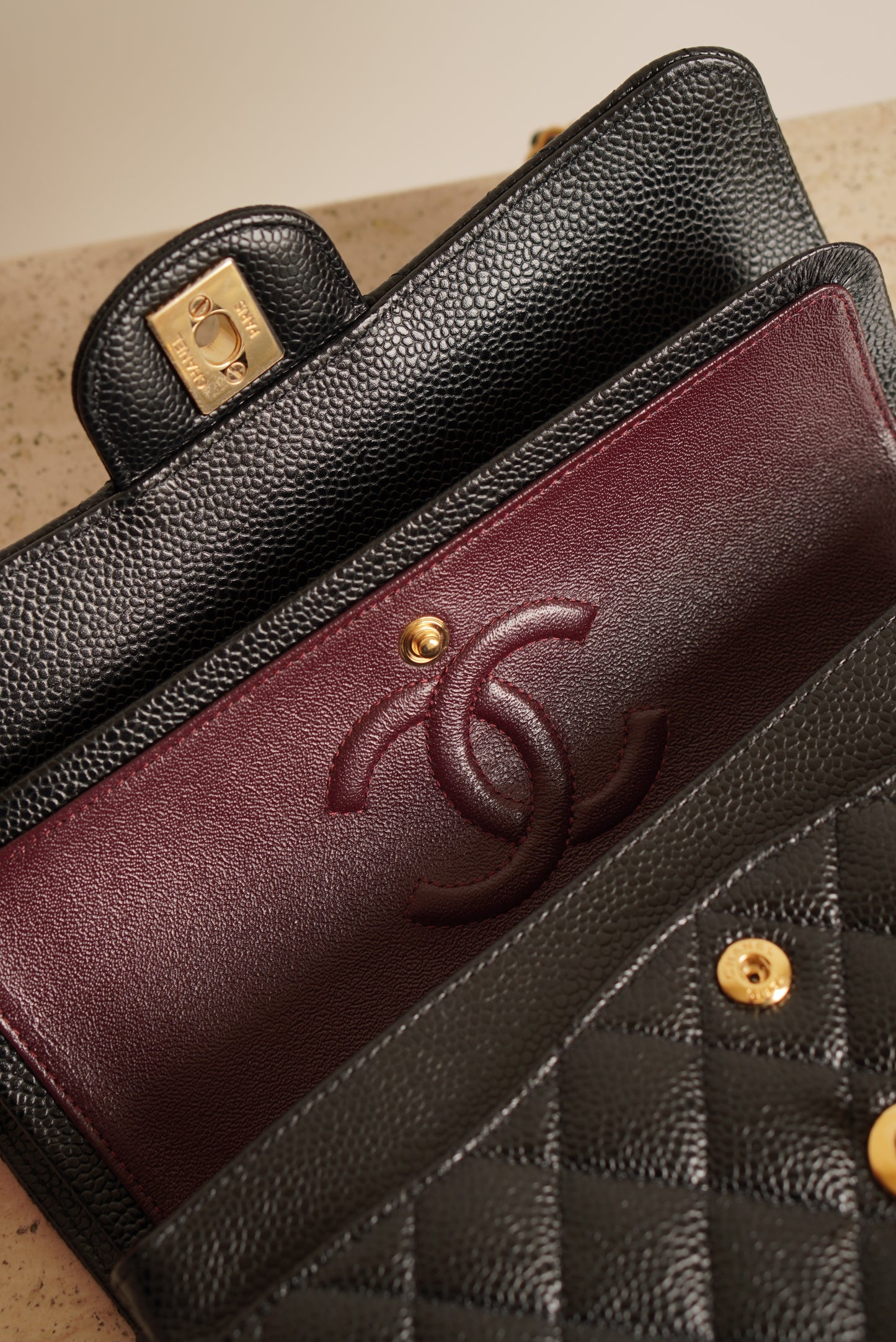 CHANEL CLASSIC SMALL DOUBLE FLAP | BLACK