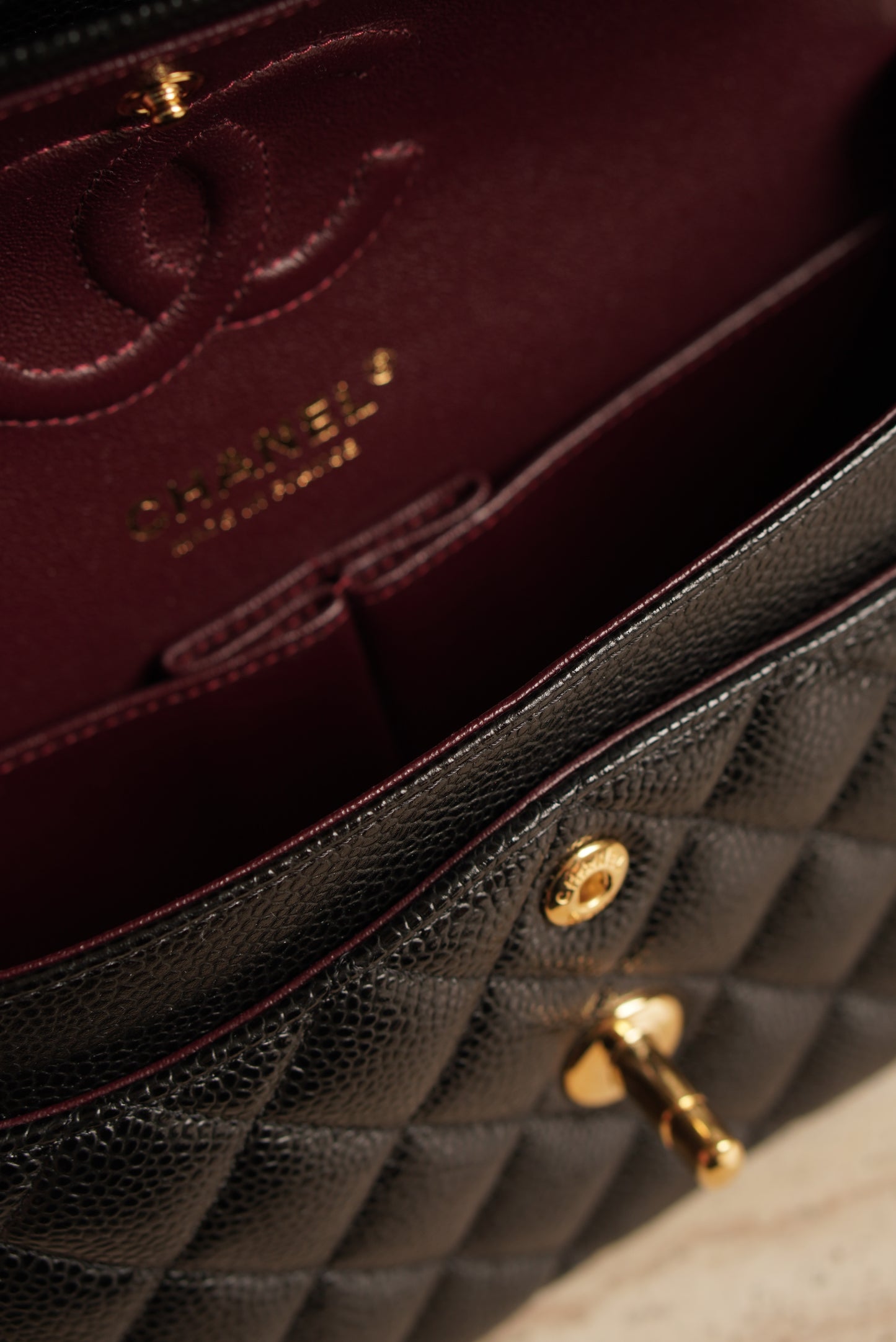 CHANEL CLASSIC SMALL DOUBLE FLAP | BLACK