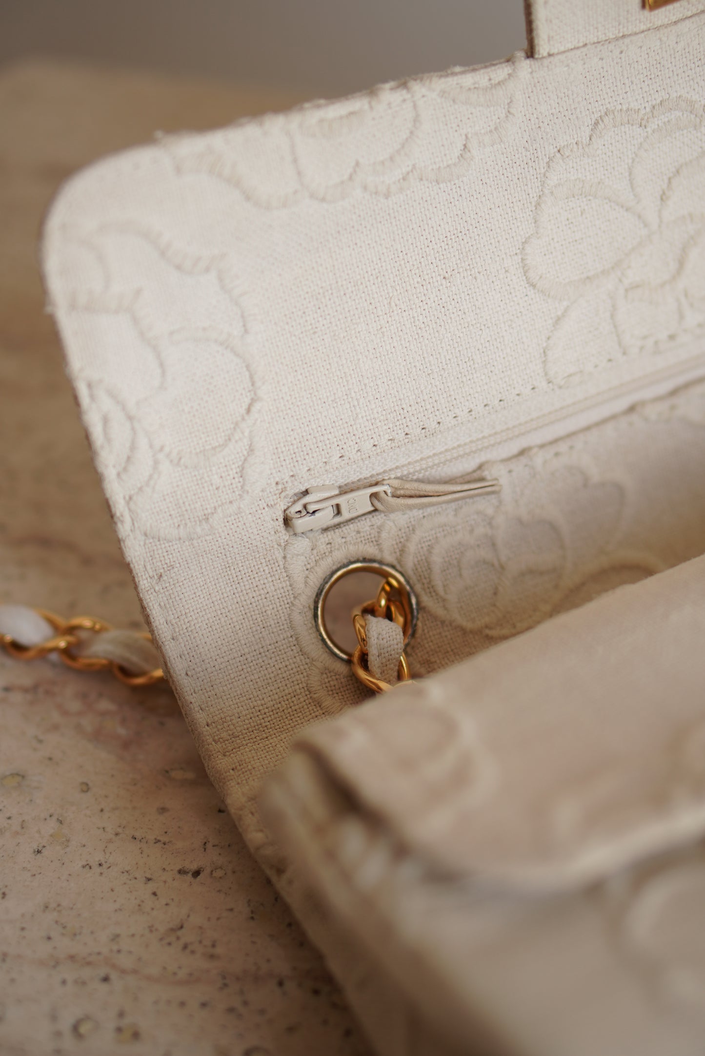 CHANEL CLASSIC CAMELLIA SMALL DOUBLE FLAP