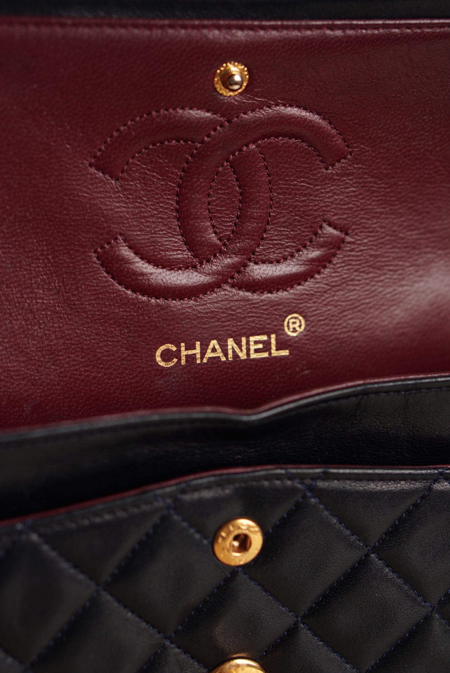 CHANEL CLASSIC SMALL DOUBLE FLAP | NAVY BLUE