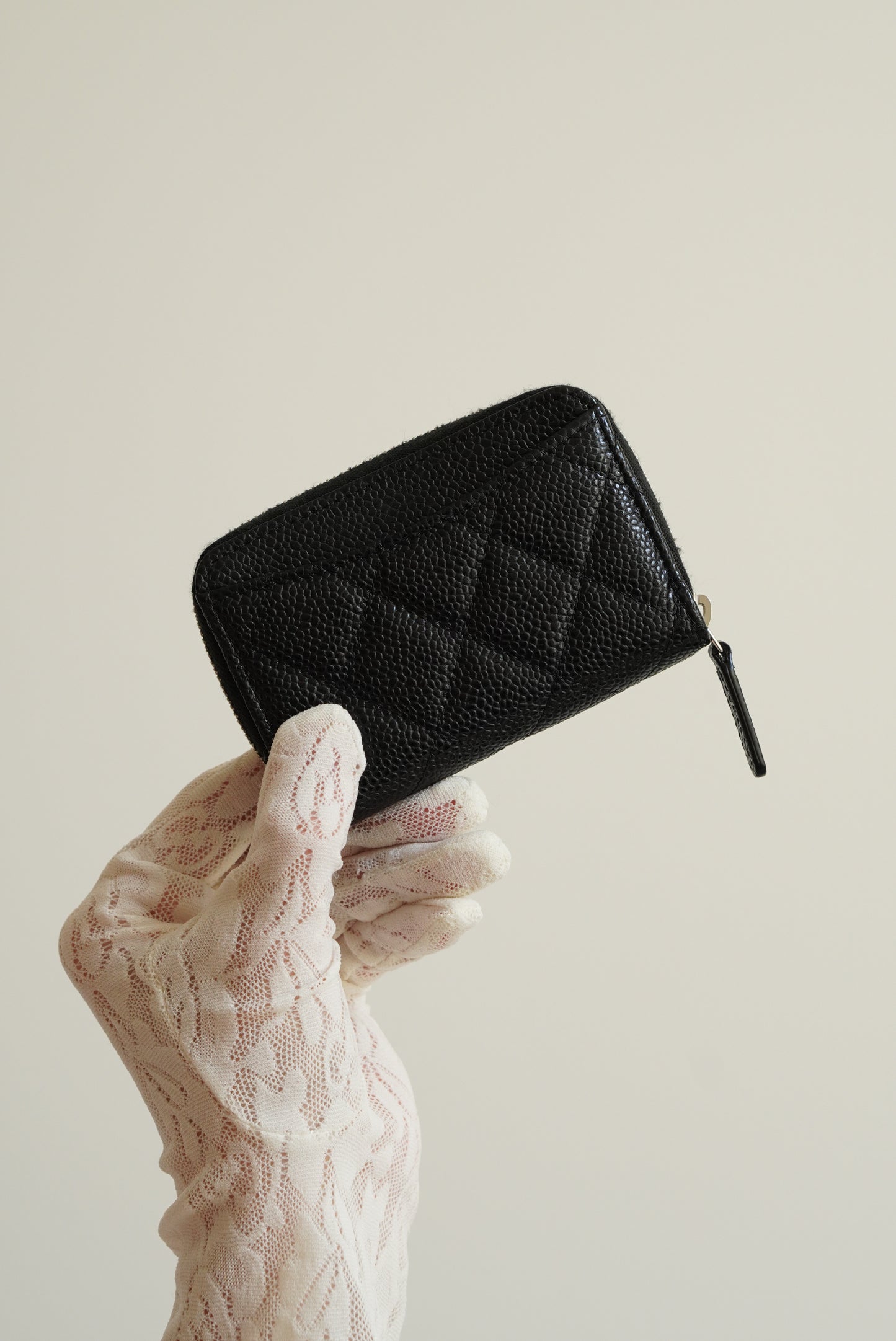 CHANEL CLASSIC ZIPPED COIN PURSE | BLACK