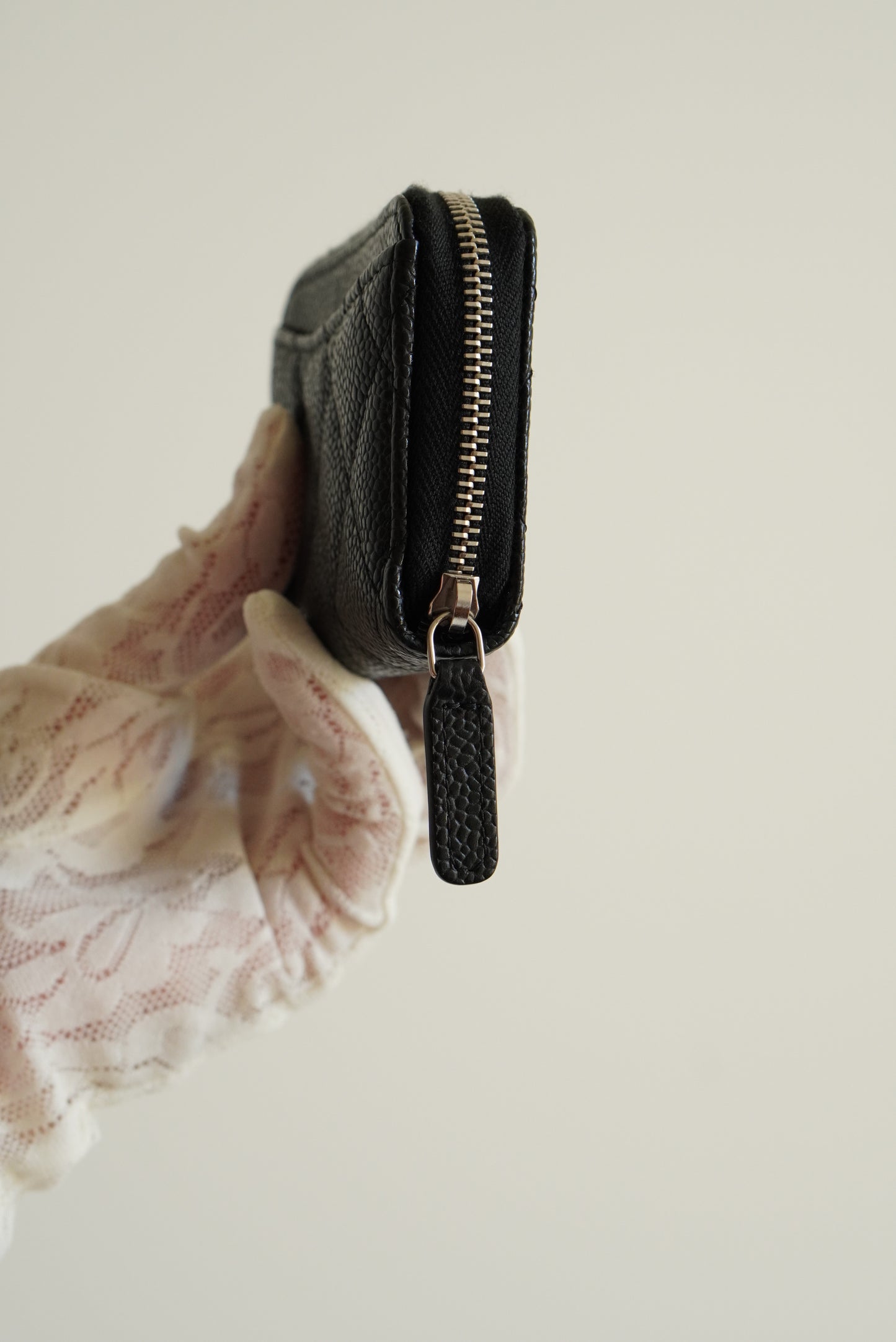 CHANEL CLASSIC ZIPPED COIN PURSE | BLACK