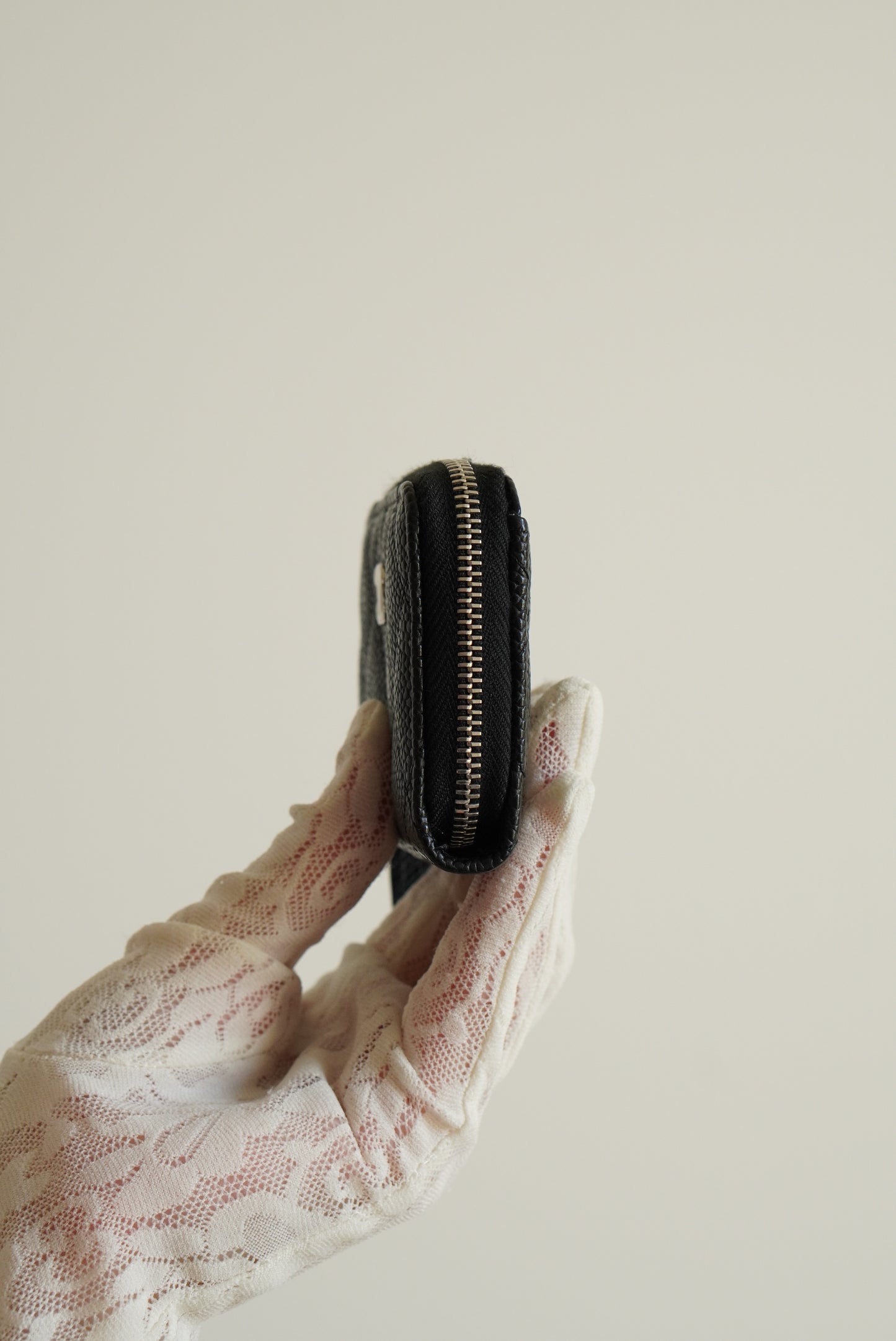 CHANEL CLASSIC ZIPPED COIN PURSE | BLACK