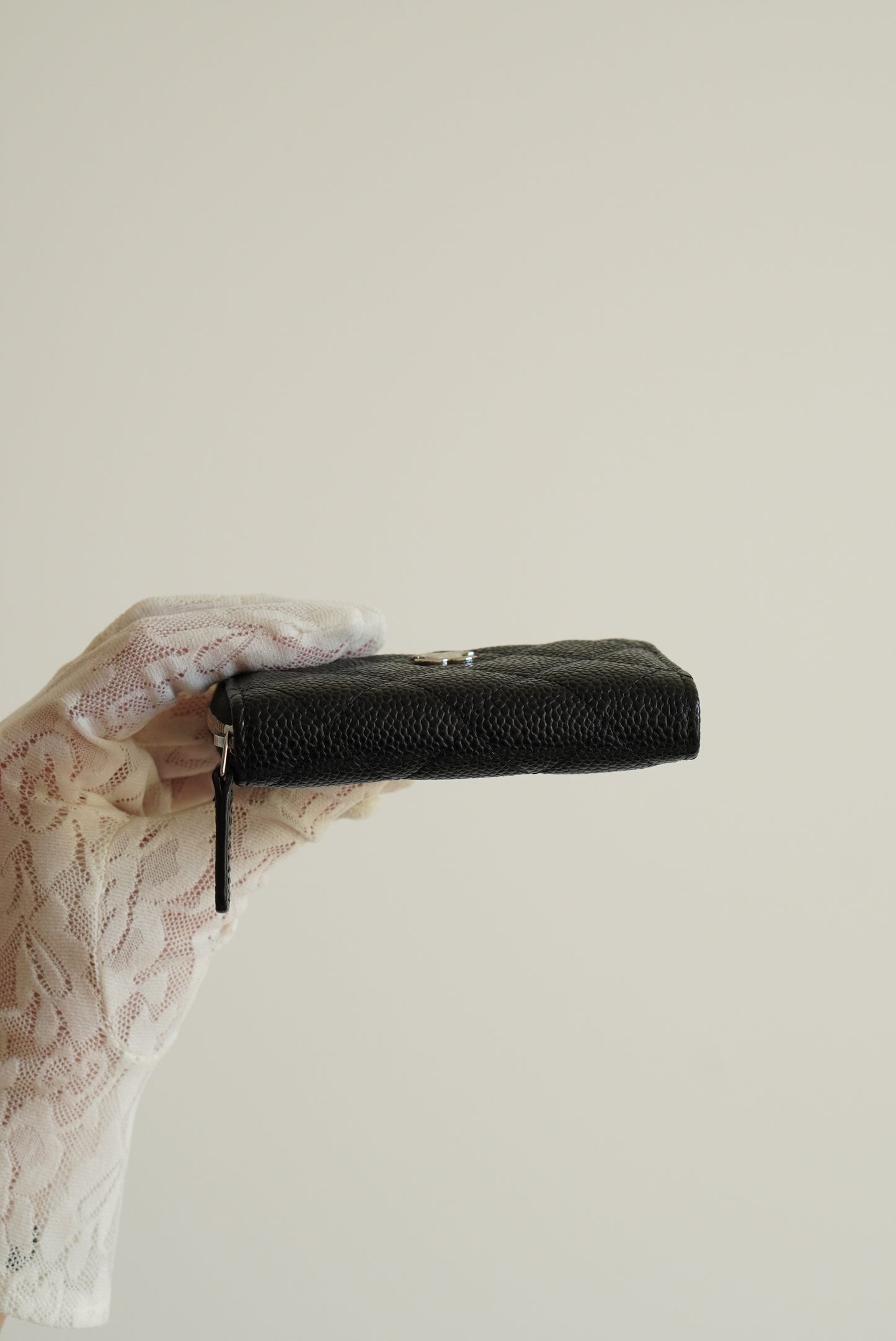 CHANEL CLASSIC ZIPPED COIN PURSE | BLACK