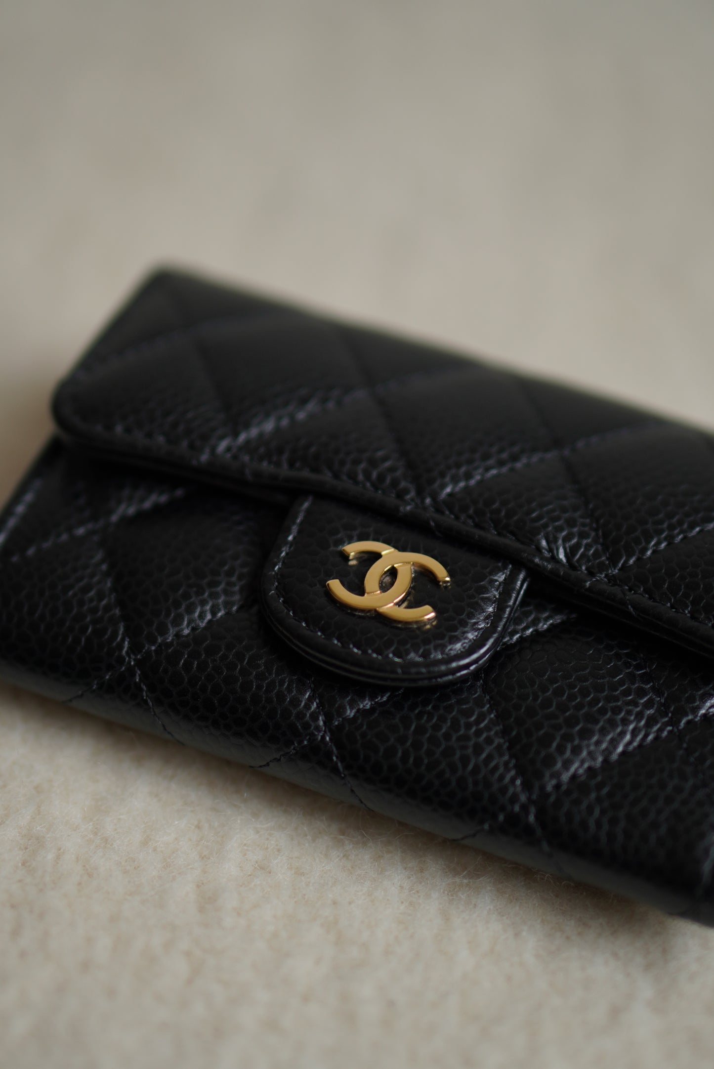 CHANEL FLAP CARD HOLDER