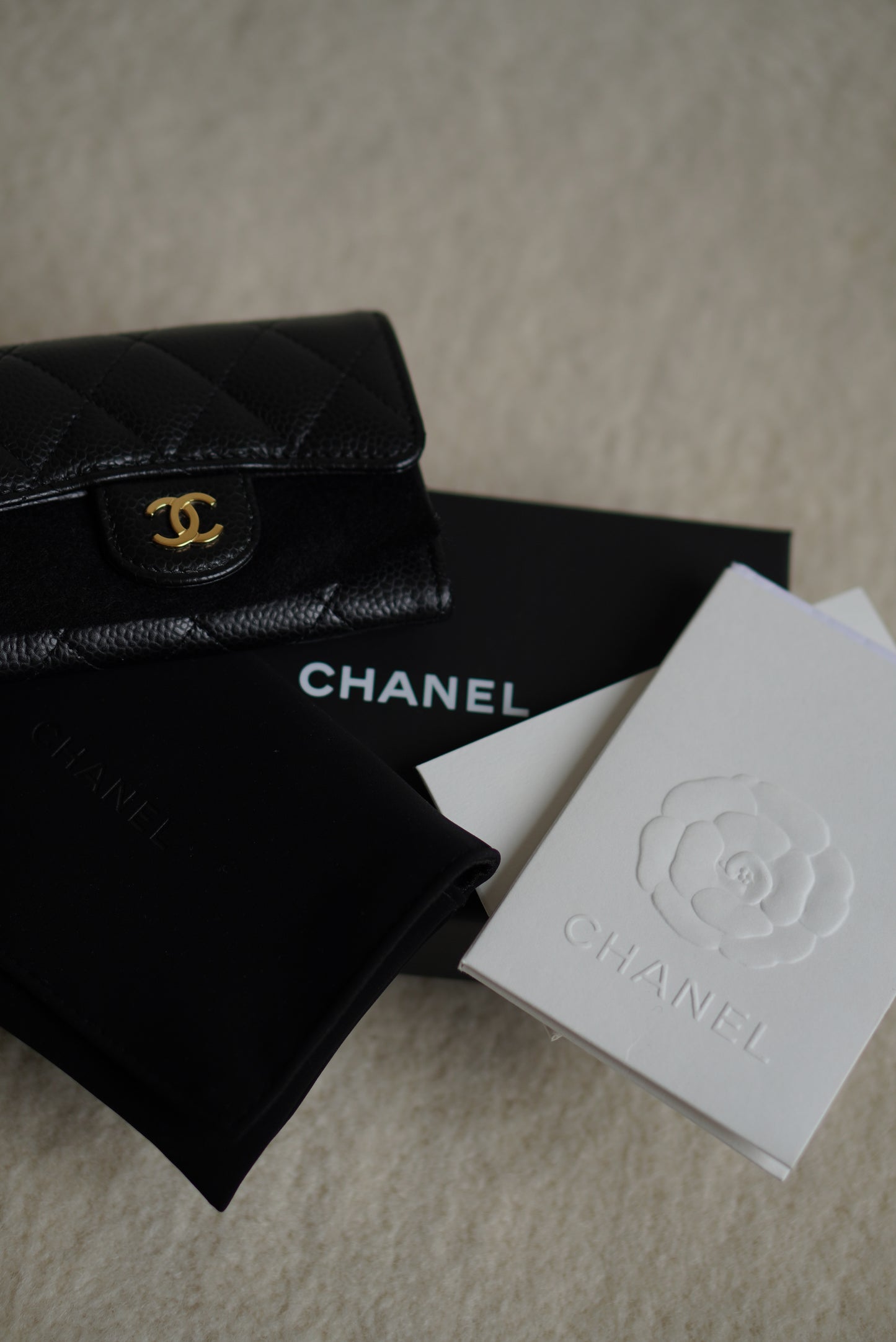 CHANEL FLAP CARD HOLDER