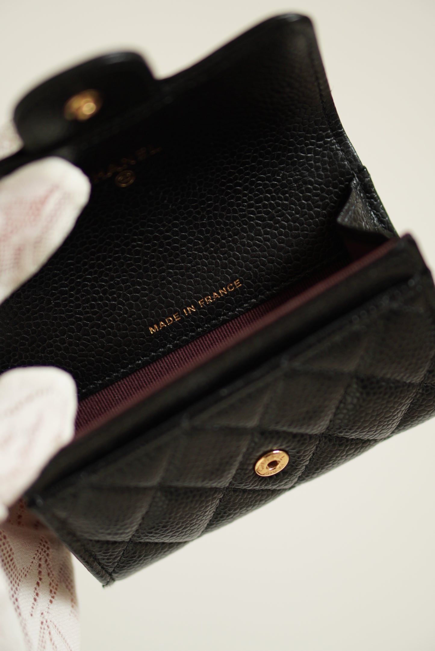 CHANEL FLAP CARD HOLDER | BLACK