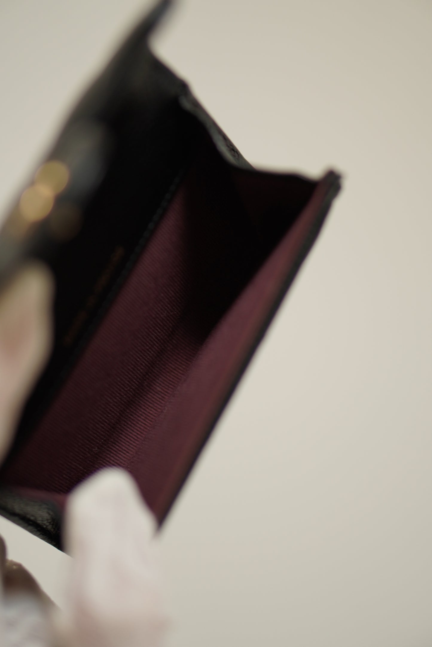 CHANEL FLAP CARD HOLDER | BLACK