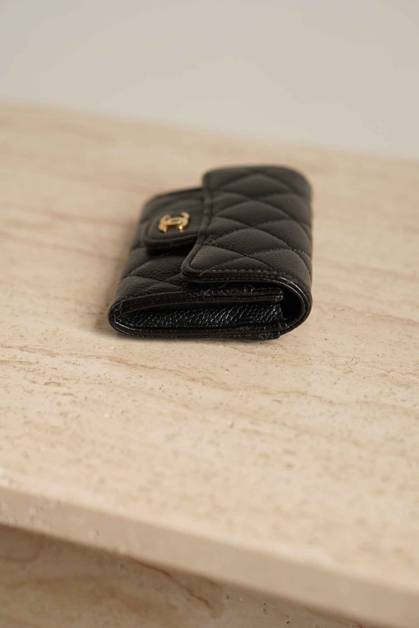 CHANEL FLAP CARD HOLDER | BLACK