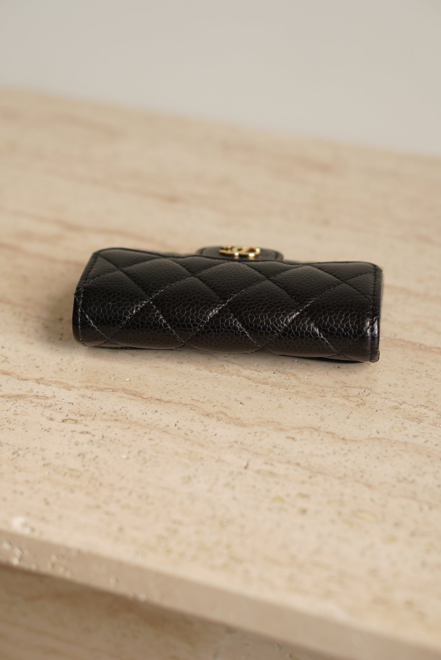 CHANEL FLAP CARD HOLDER | BLACK