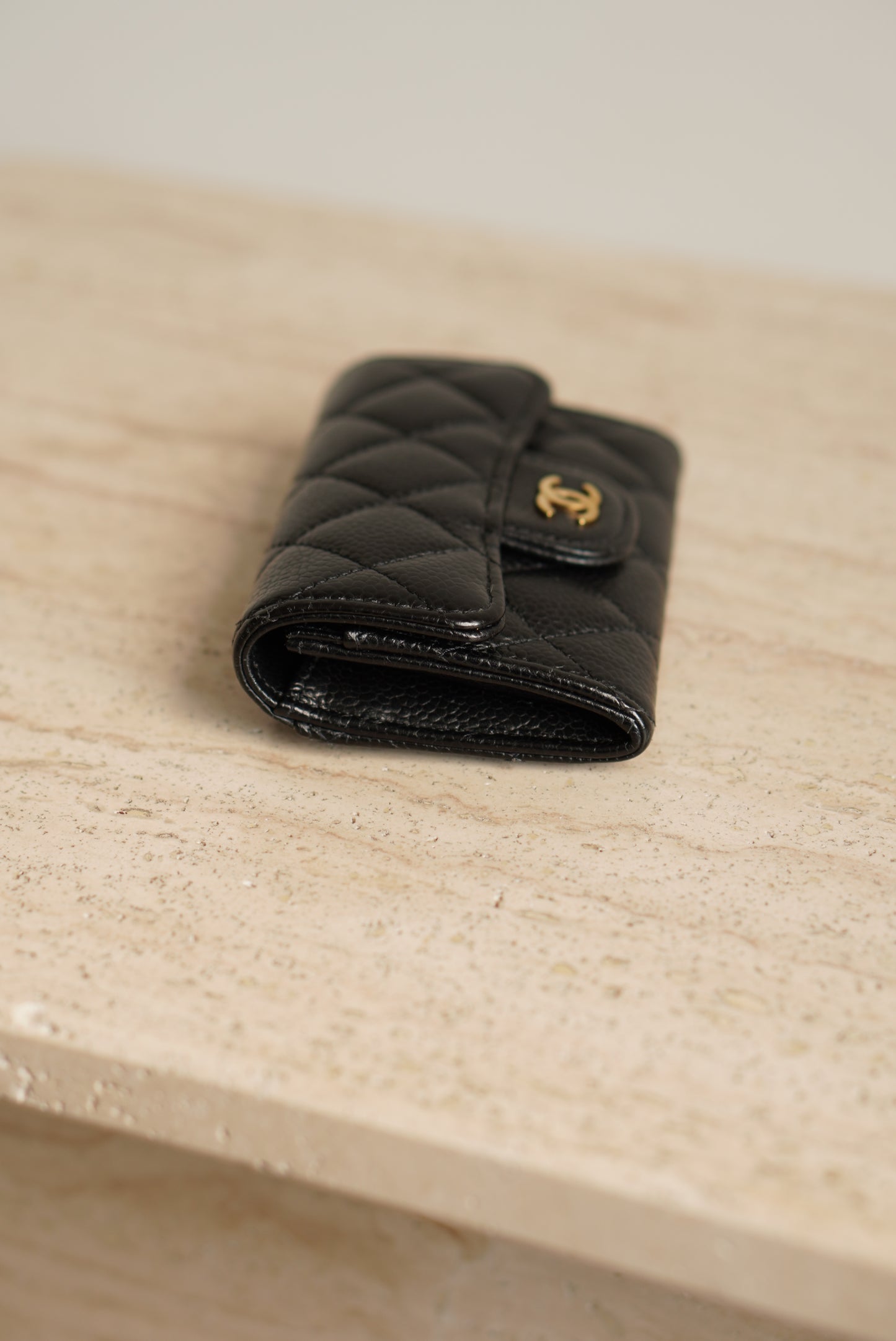 CHANEL FLAP CARD HOLDER | BLACK