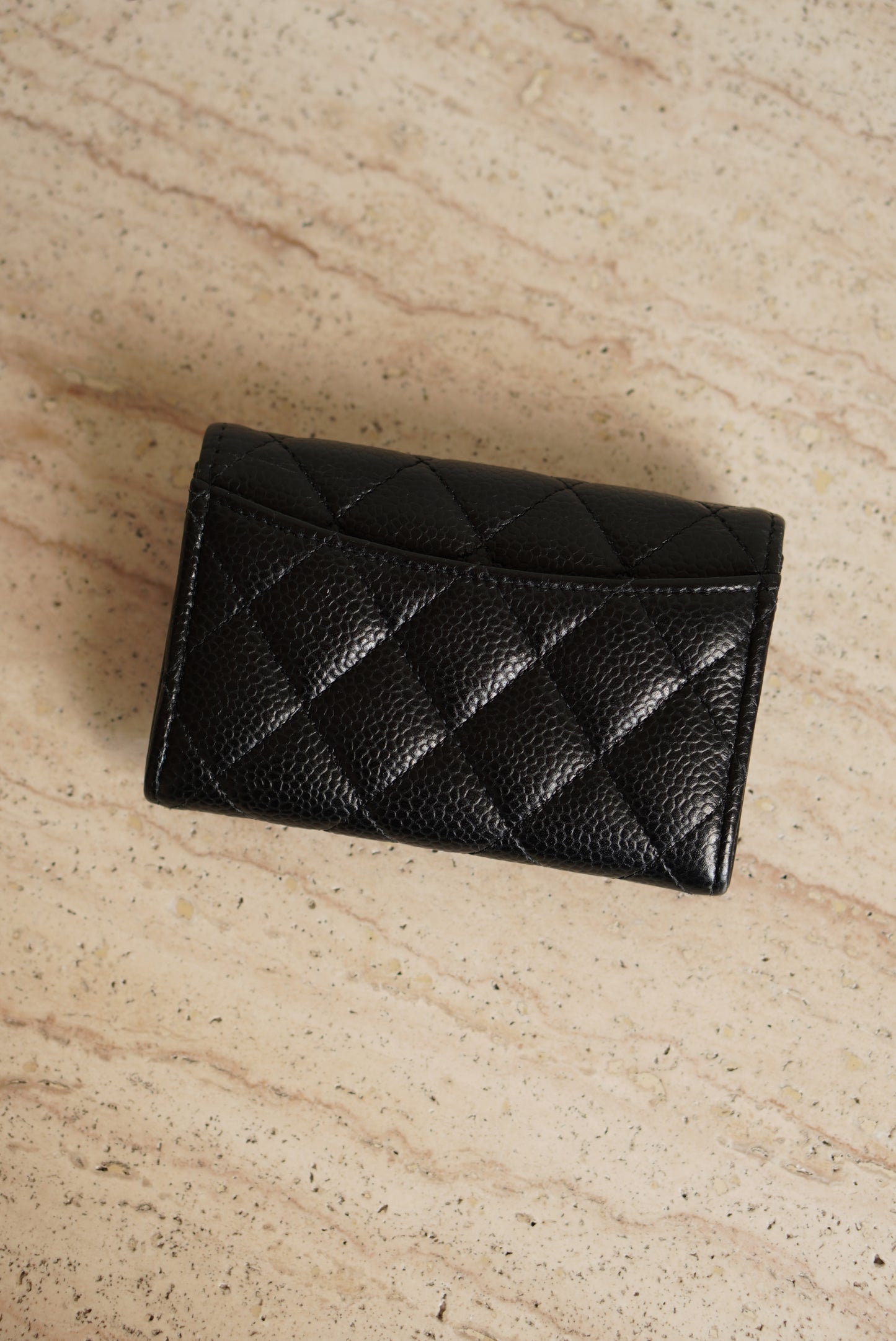 CHANEL FLAP CARD HOLDER | BLACK