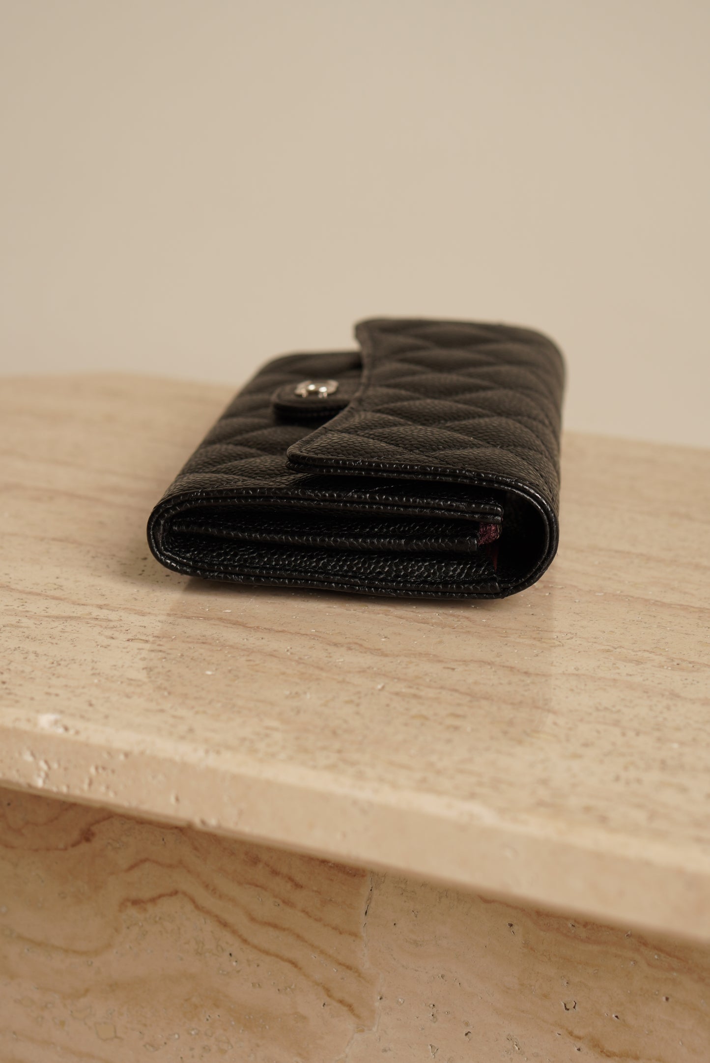 CHANEL LONG FLAP WALLET | BLACK