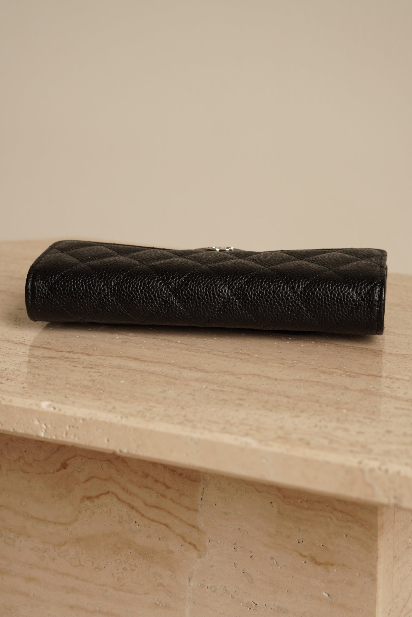CHANEL LONG FLAP WALLET | BLACK