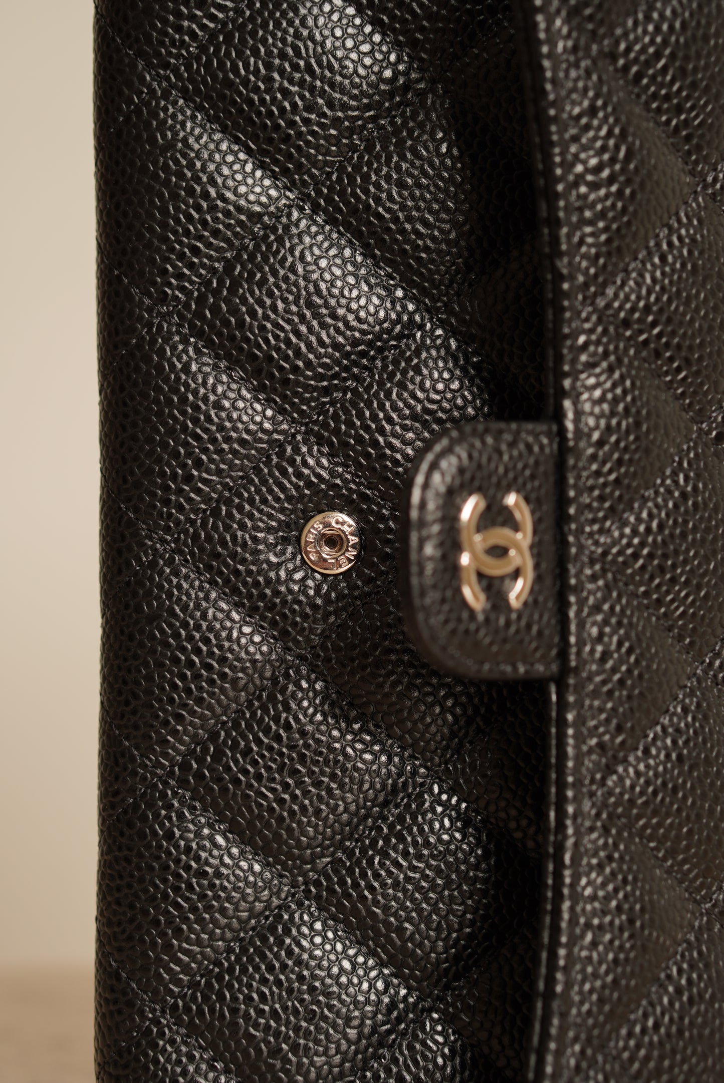 CHANEL LONG FLAP WALLET | BLACK