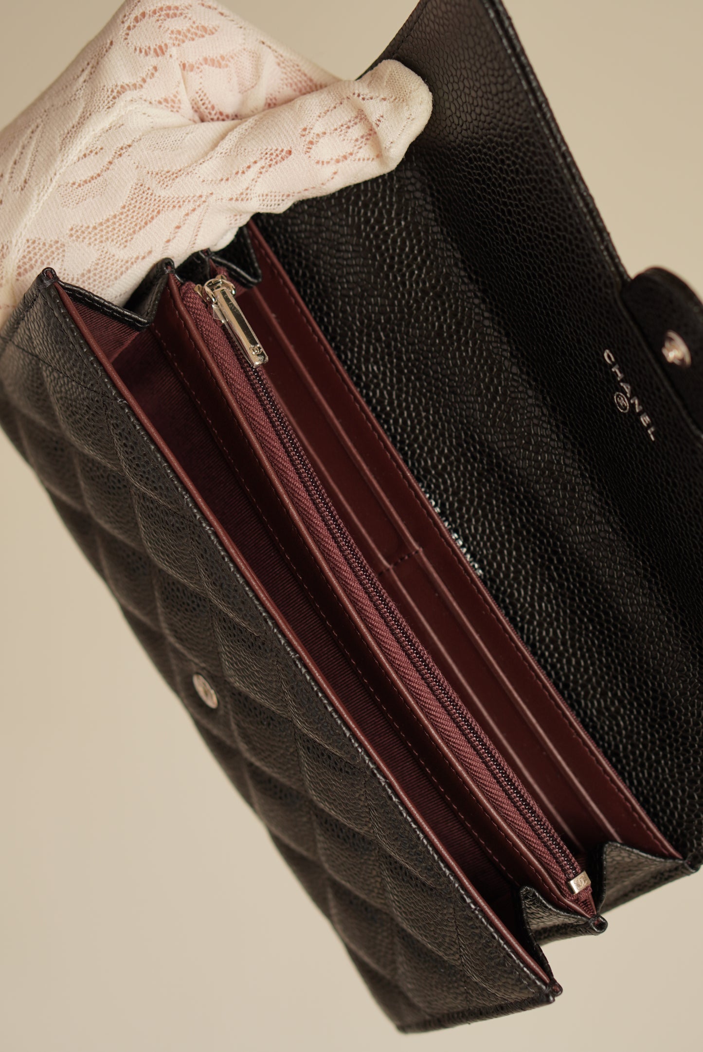CHANEL LONG FLAP WALLET | BLACK