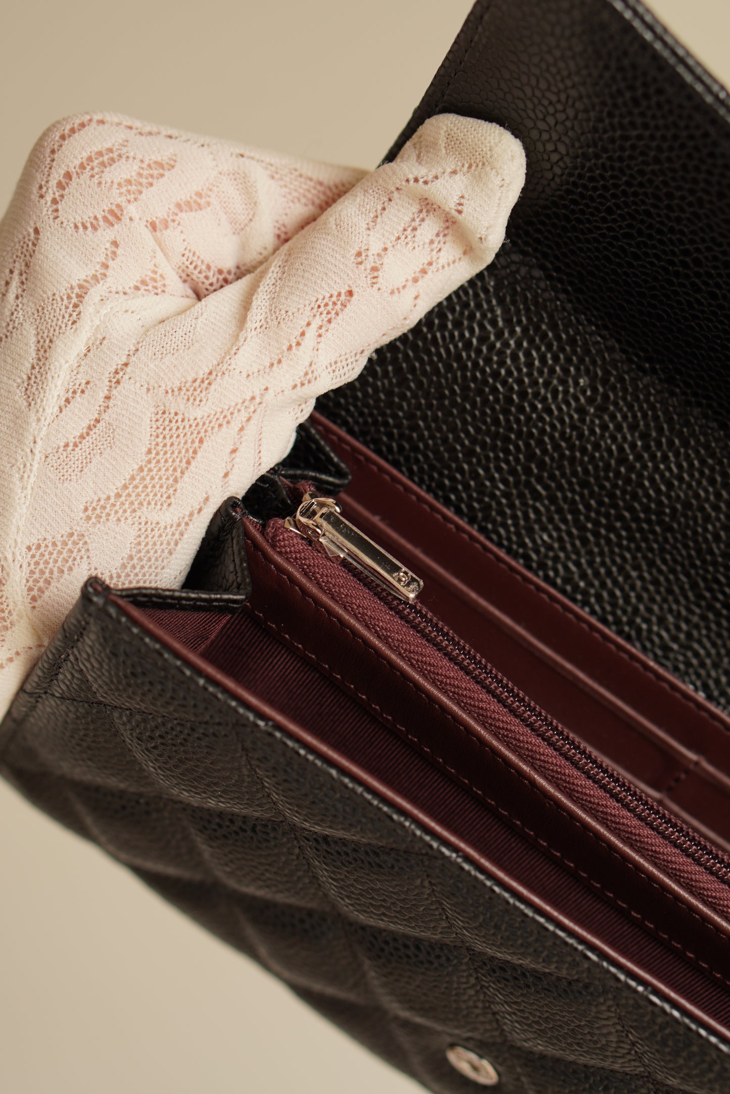 CHANEL LONG FLAP WALLET | BLACK
