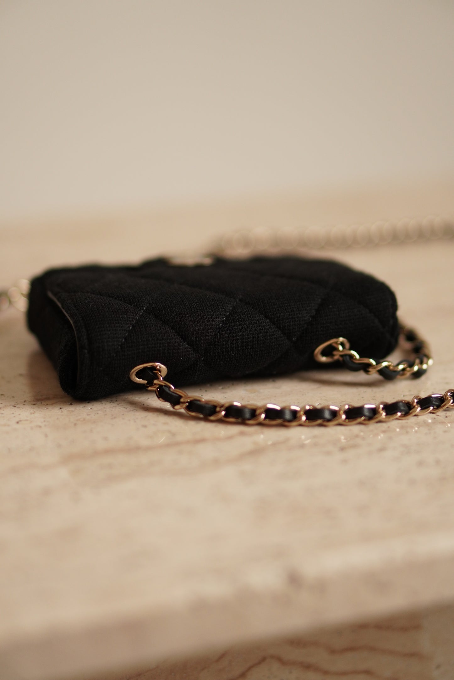 CHANEL MINI BELT BAG | BLACK