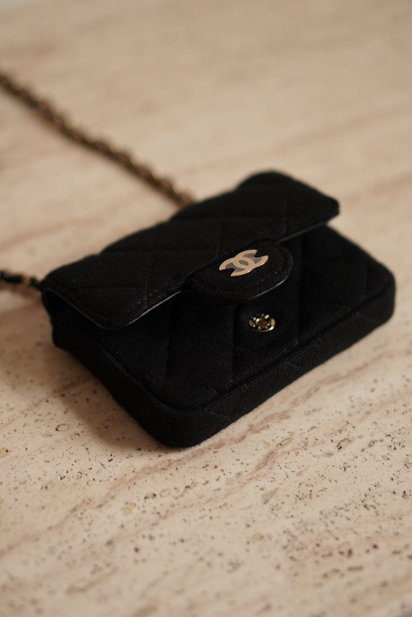 CHANEL MINI BELT BAG | BLACK