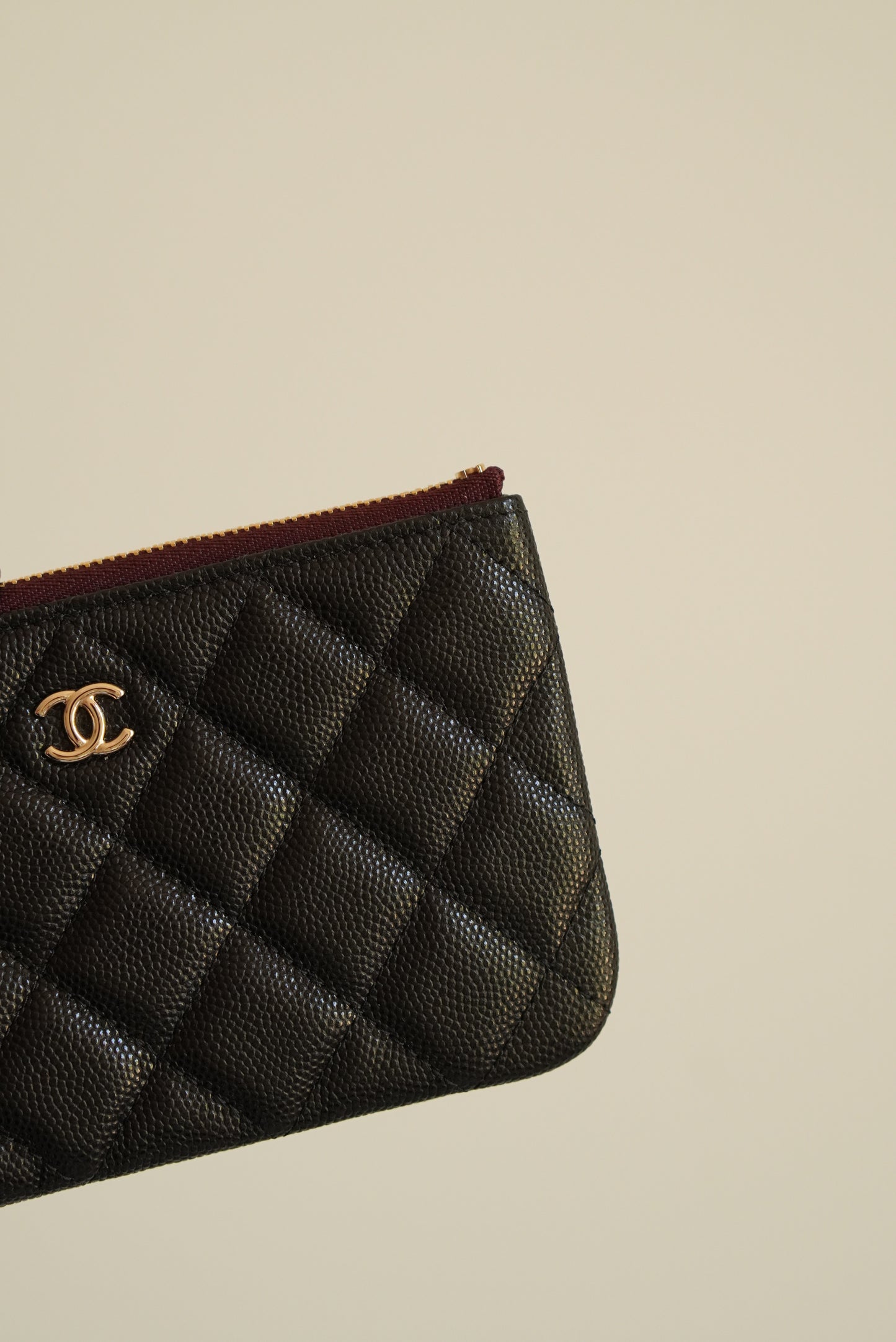 CHANEL MINI O CASE | BLACK