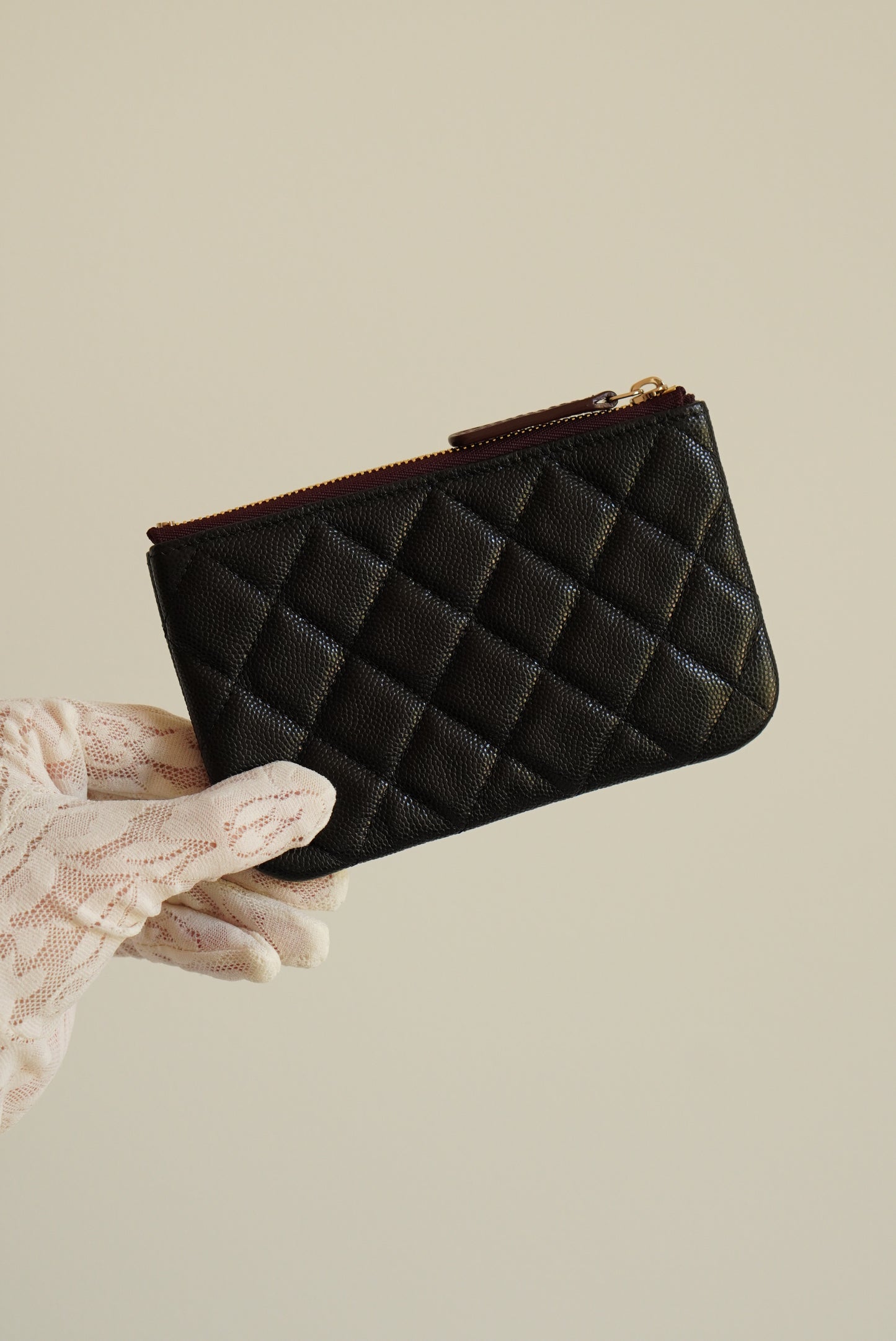 CHANEL MINI O CASE | BLACK