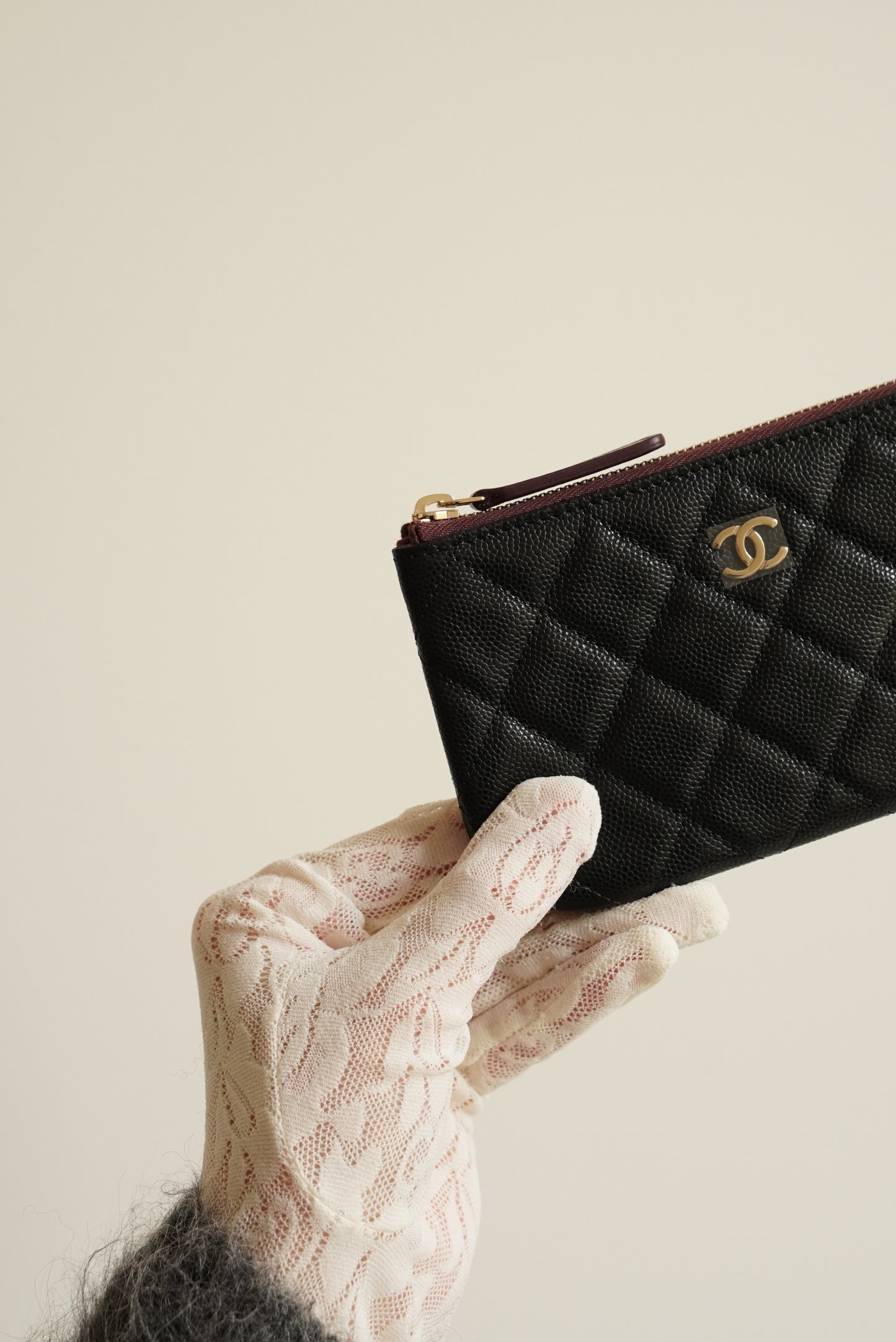 CHANEL MINI O CASE | BLACK