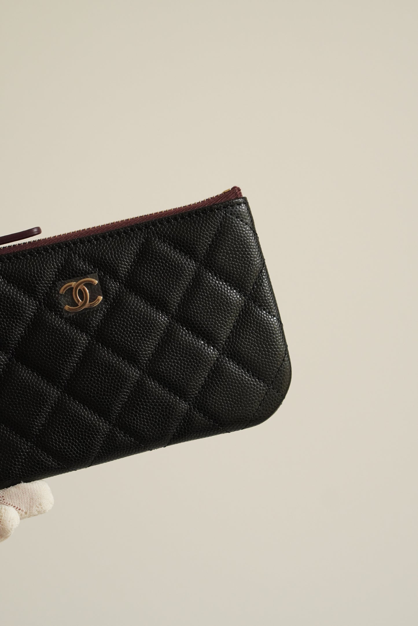 CHANEL MINI O CASE | BLACK