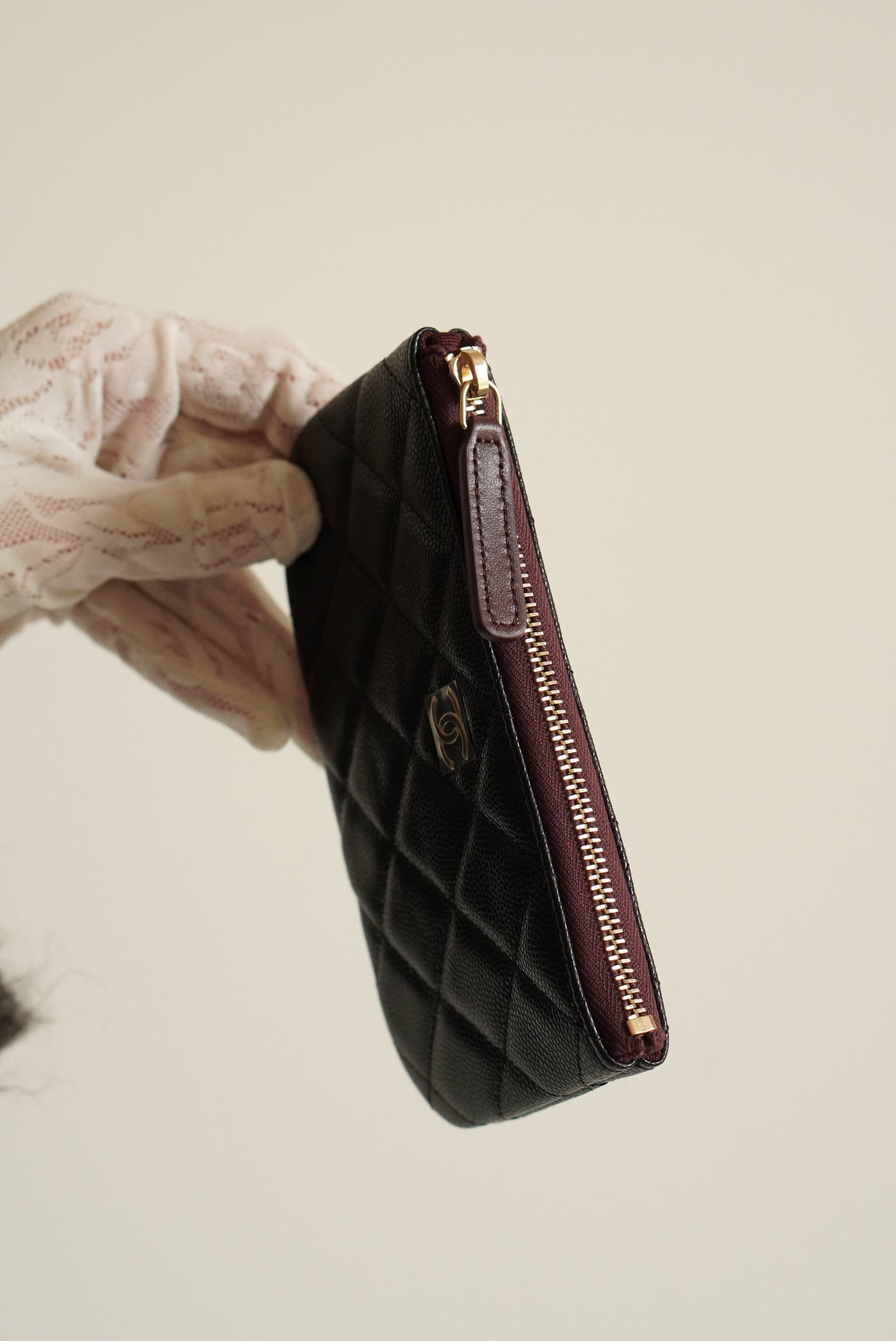 CHANEL MINI O CASE | BLACK