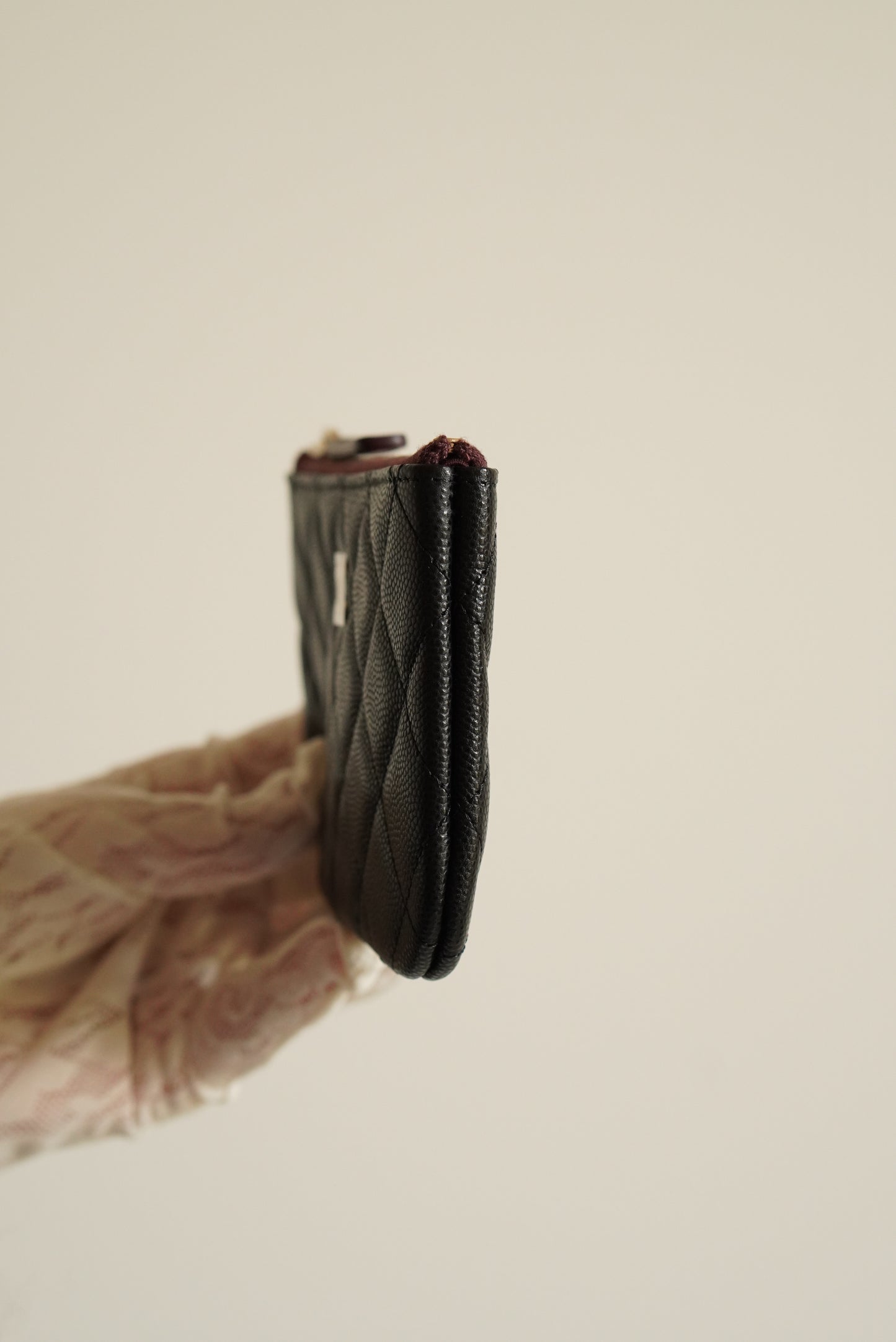 CHANEL MINI O CASE | BLACK