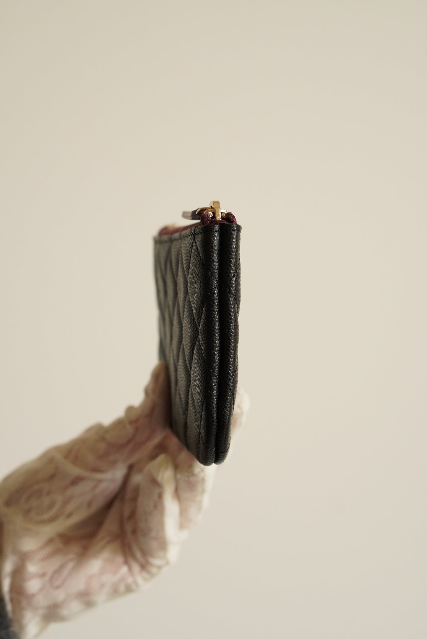 CHANEL MINI O CASE | BLACK