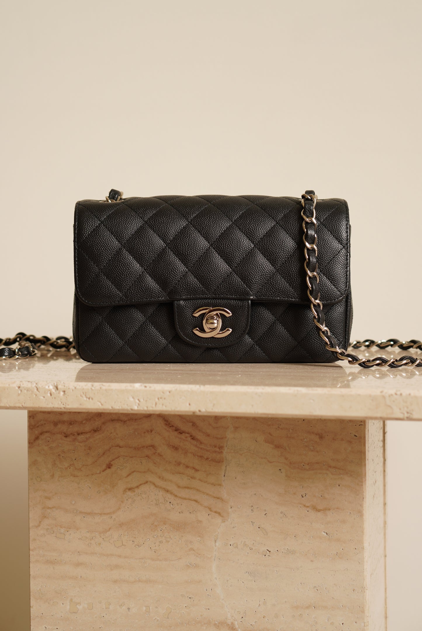 CHANEL 17C MINI RECTANGULAR | BLACK