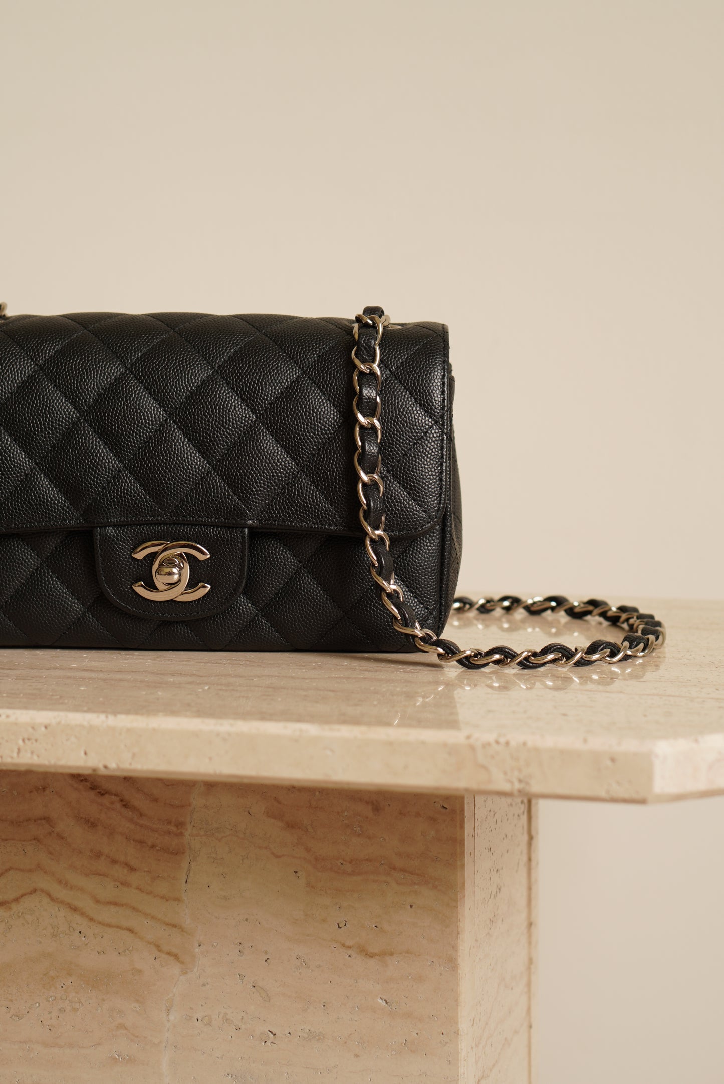 CHANEL 17C MINI RECTANGULAR | BLACK