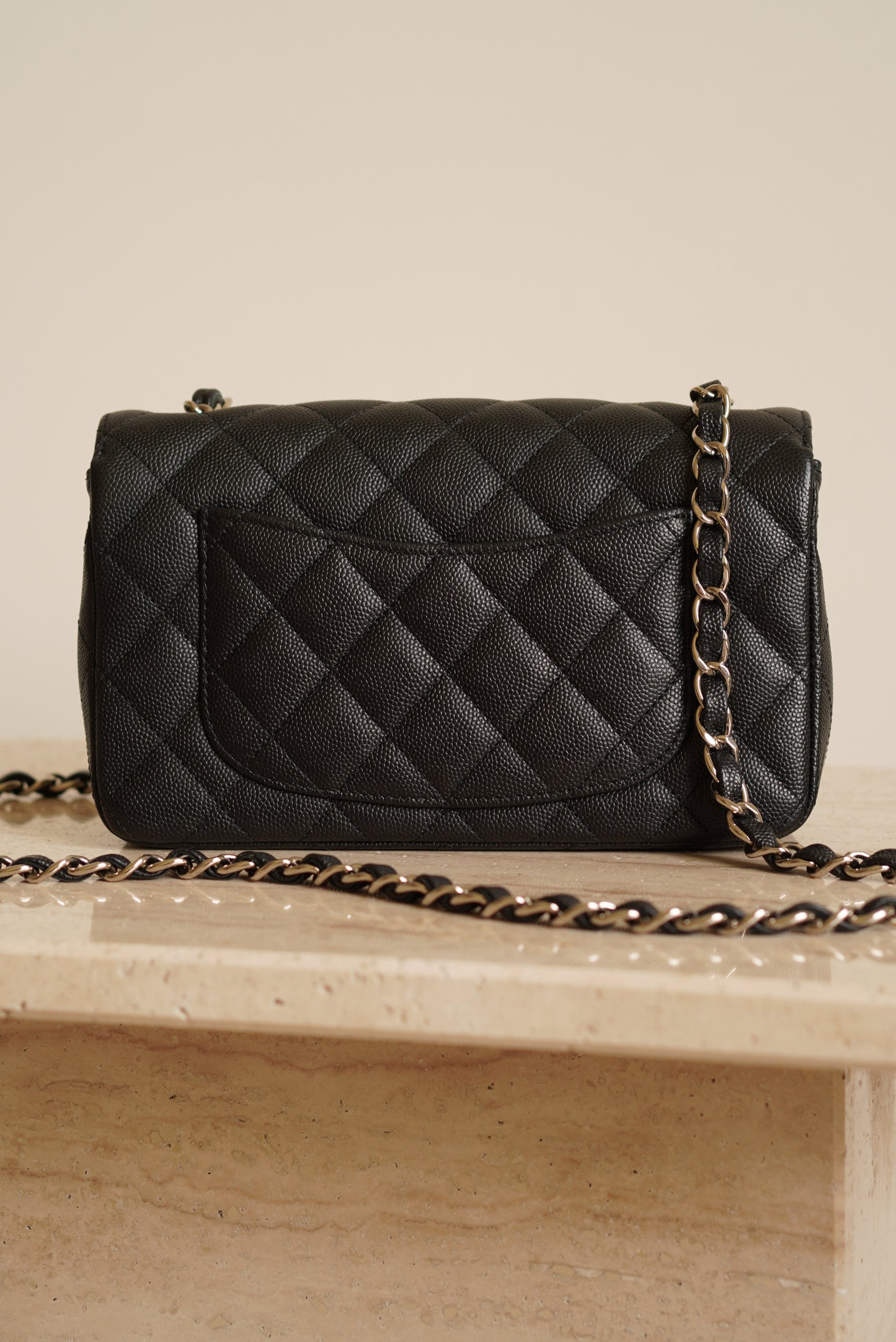 CHANEL 17C MINI RECTANGULAR | BLACK