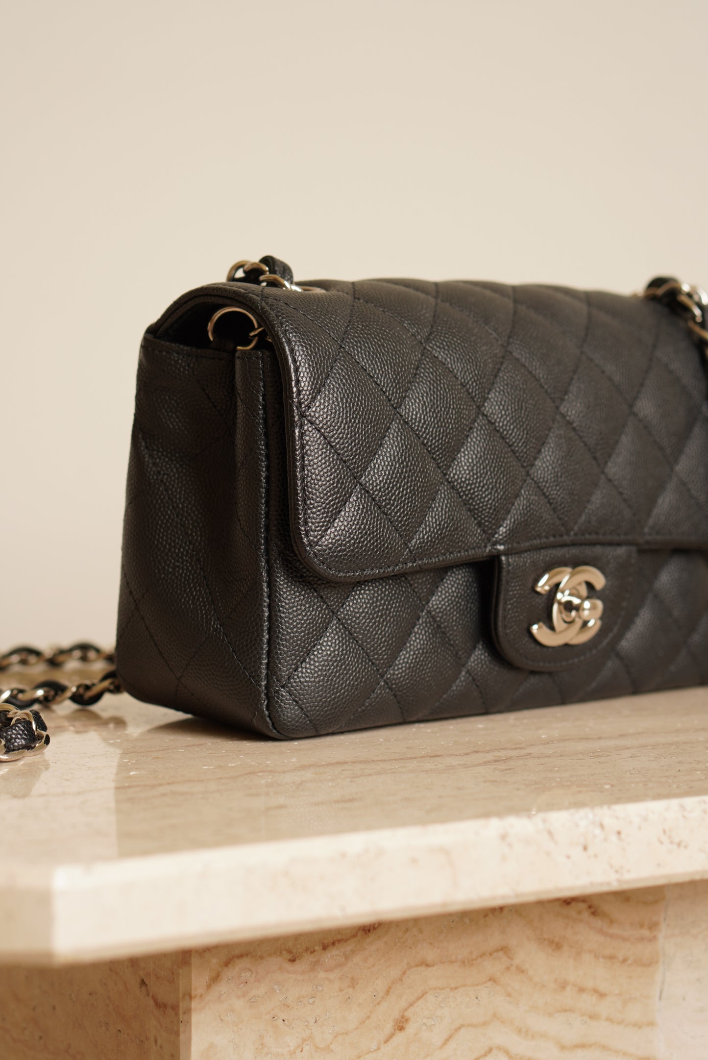 CHANEL 17C MINI RECTANGULAR | BLACK