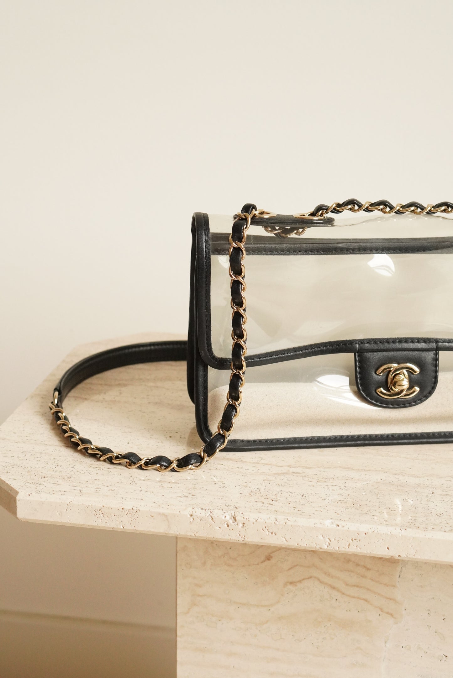 CHANEL MEDIUM SINGLE FLAP SAND BY THE SEA
