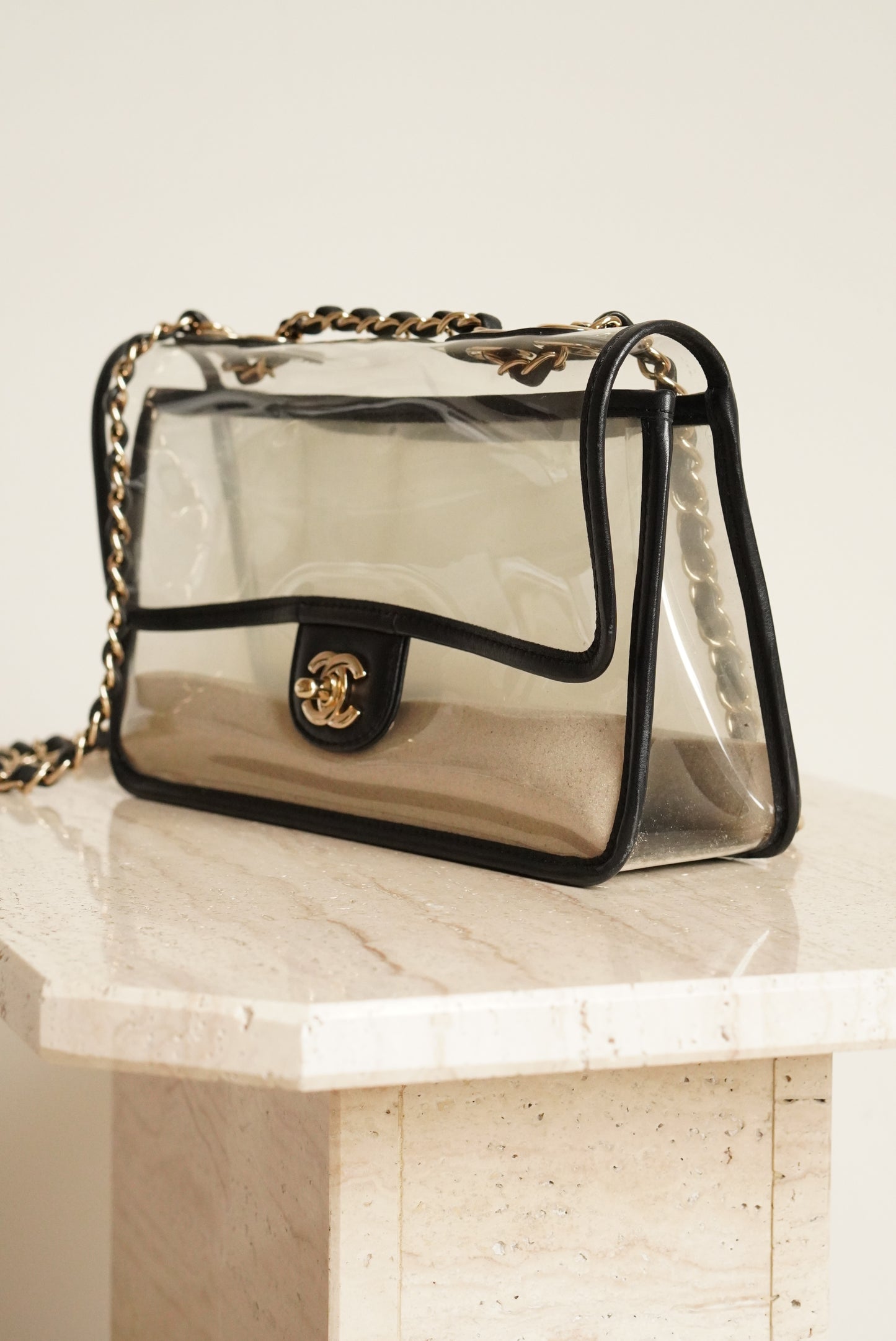 CHANEL MEDIUM SINGLE FLAP SAND BY THE SEA