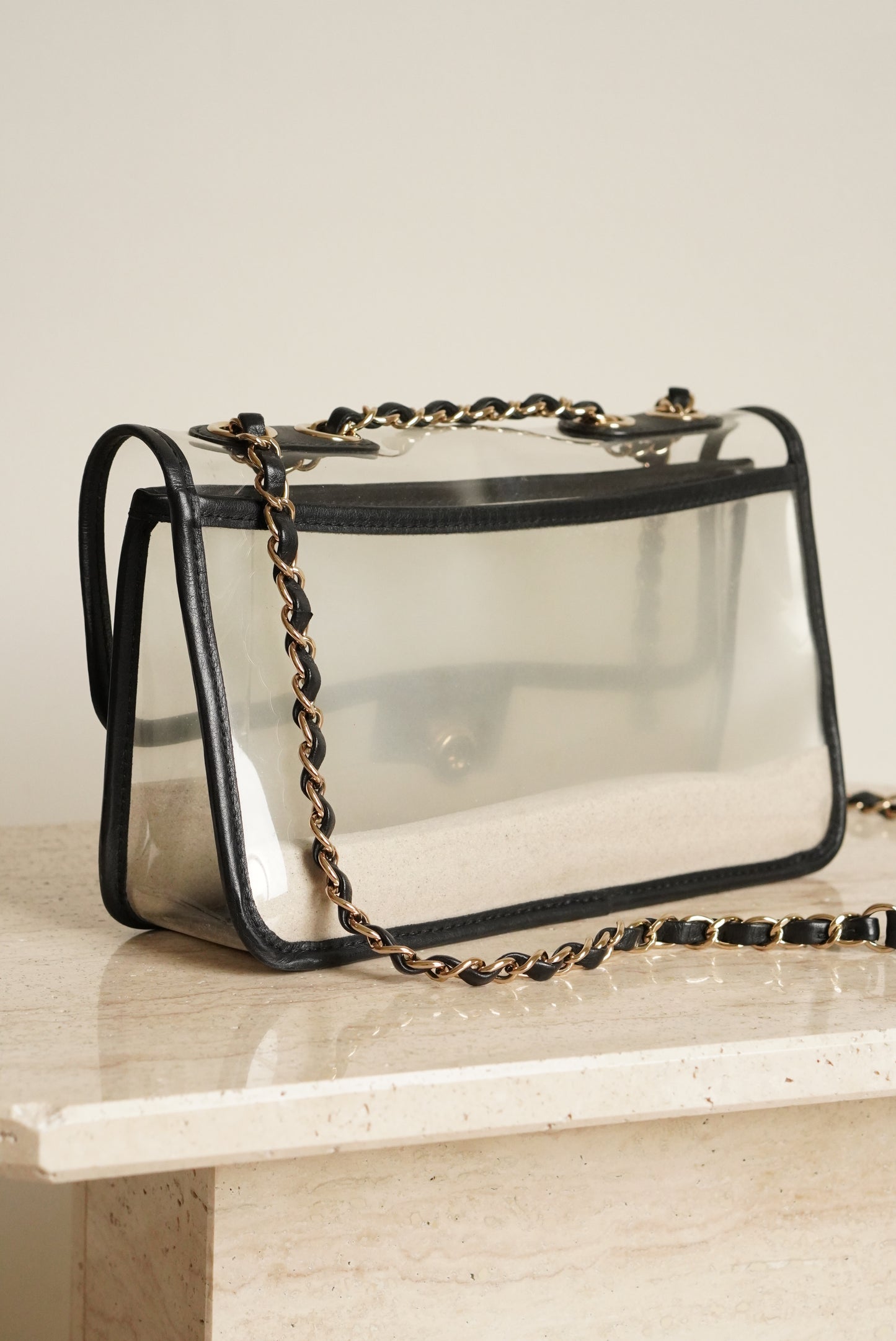 CHANEL MEDIUM SINGLE FLAP SAND BY THE SEA