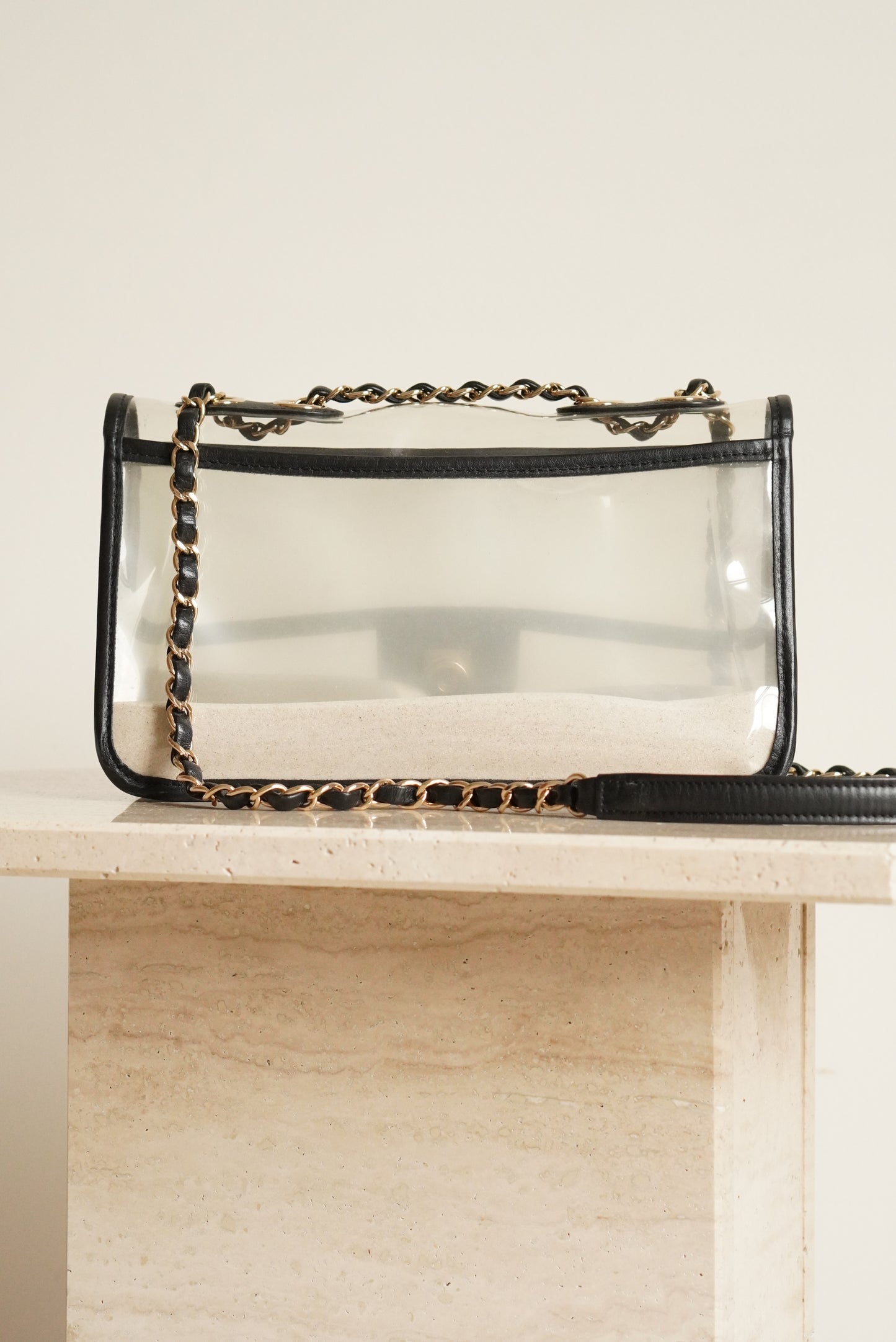 CHANEL MEDIUM SINGLE FLAP SAND BY THE SEA