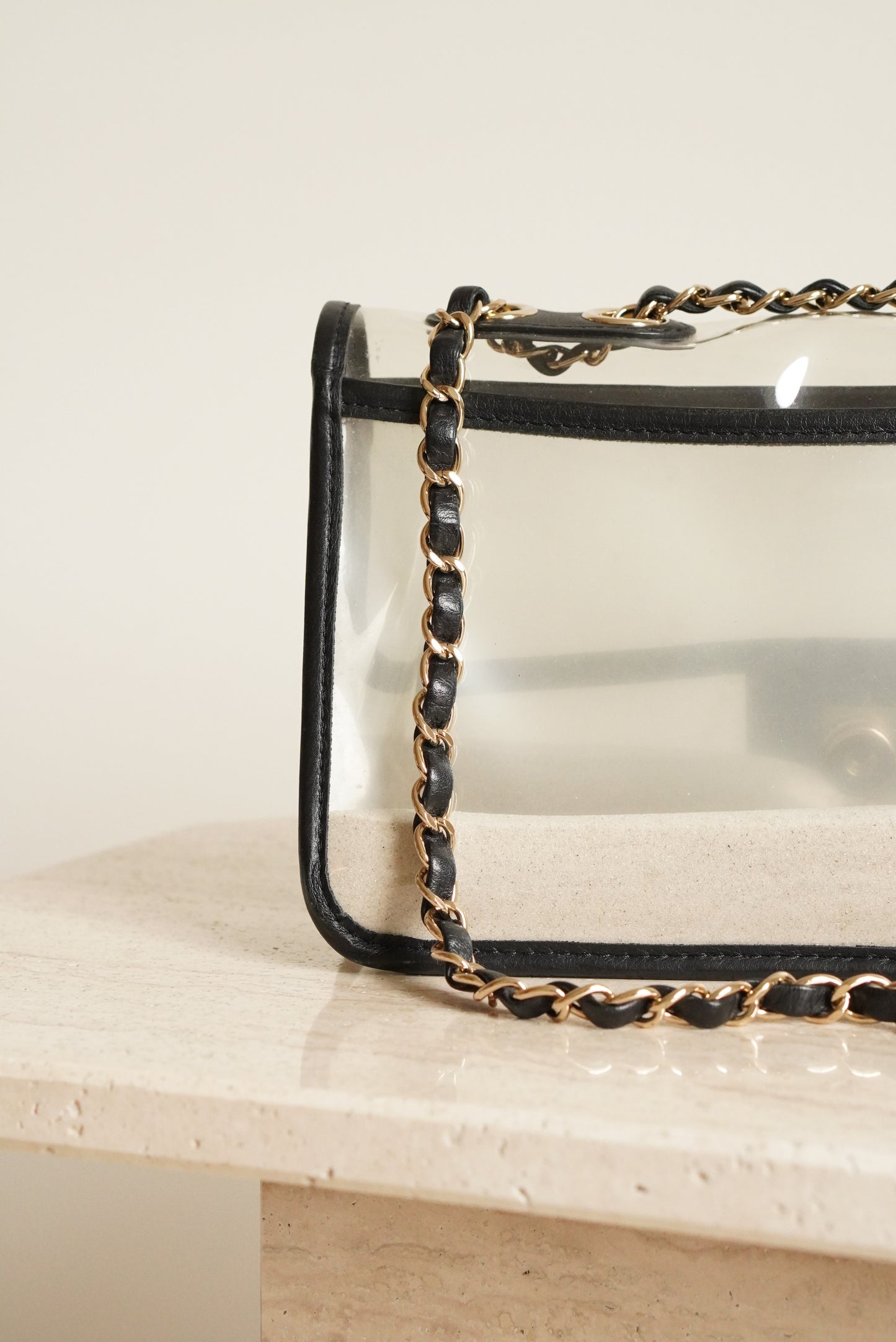 CHANEL MEDIUM SINGLE FLAP SAND BY THE SEA