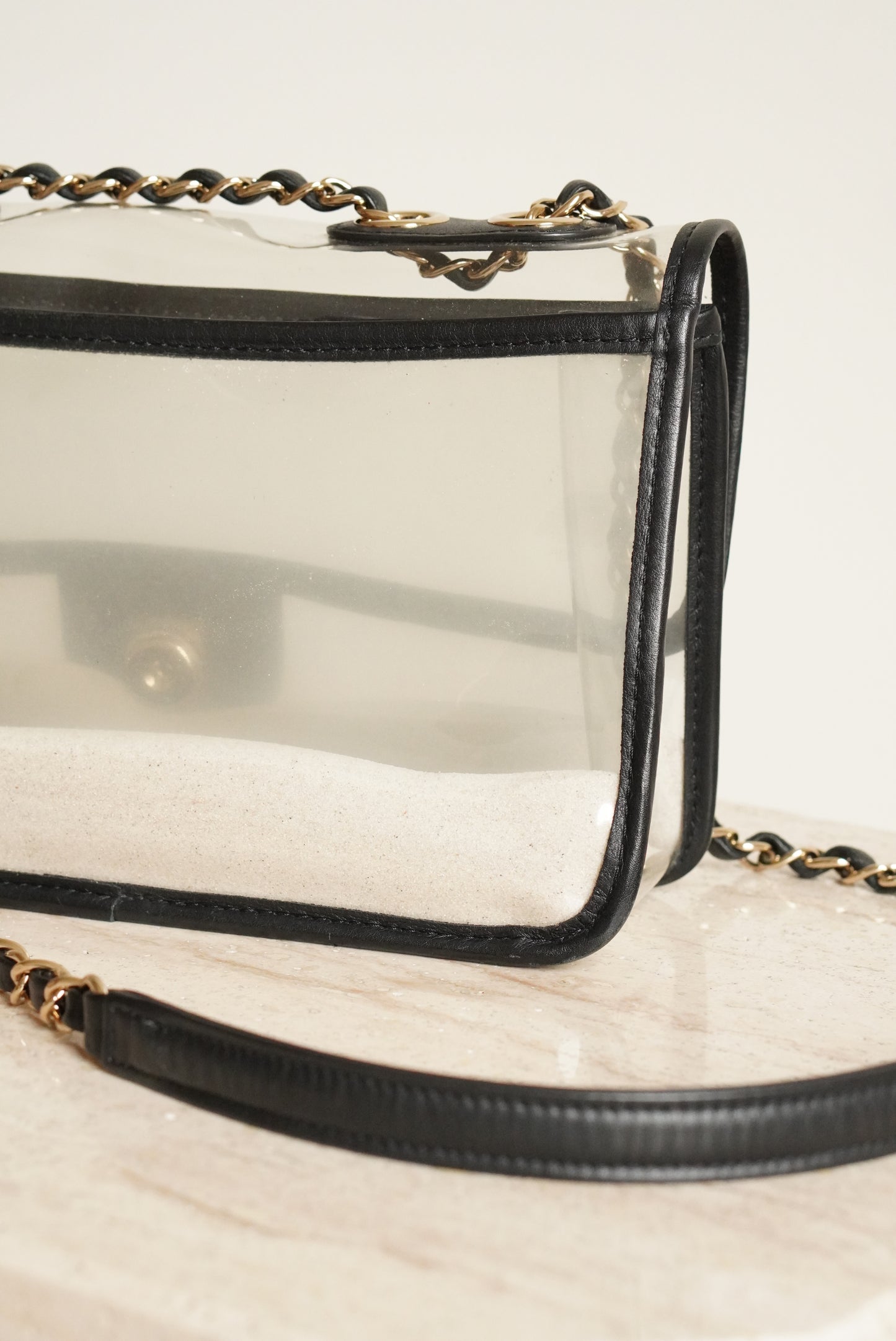 CHANEL MEDIUM SINGLE FLAP SAND BY THE SEA