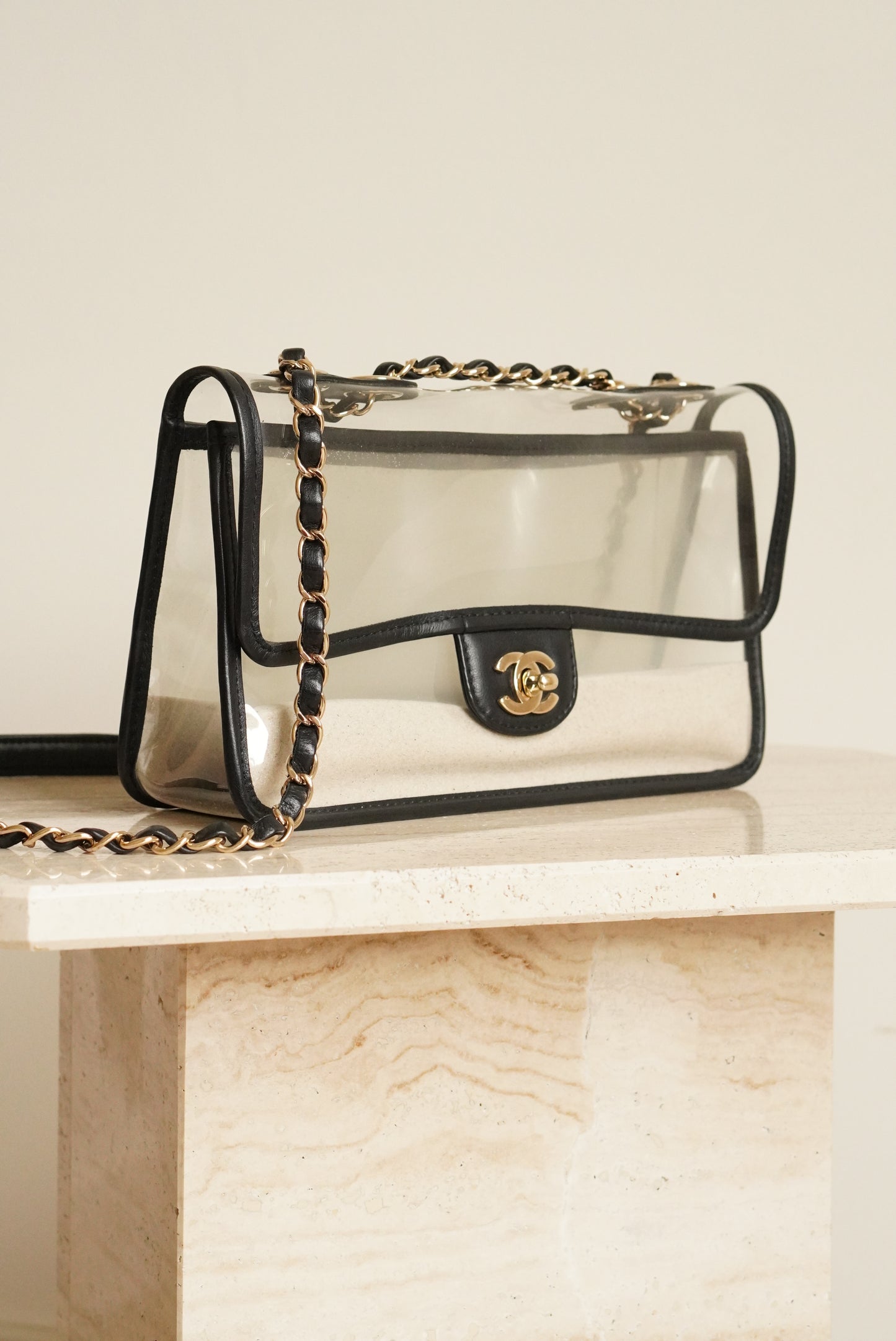 CHANEL MEDIUM SINGLE FLAP SAND BY THE SEA