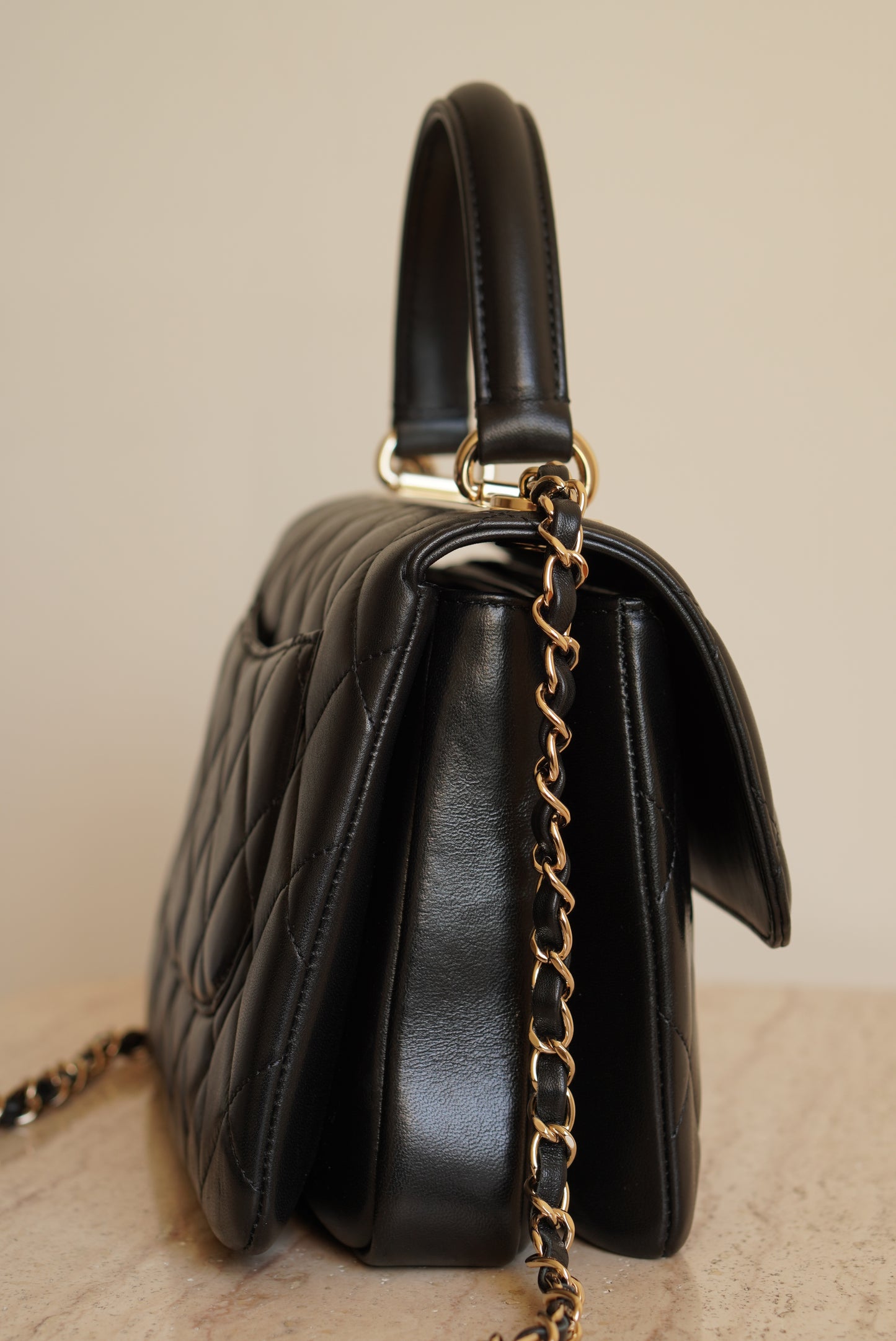 CHANEL CC TRENDY SMALL FLAP BAG | BLACK