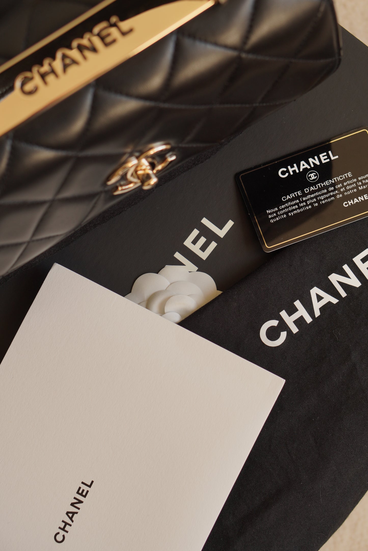 CHANEL CC TRENDY SMALL FLAP BAG | BLACK