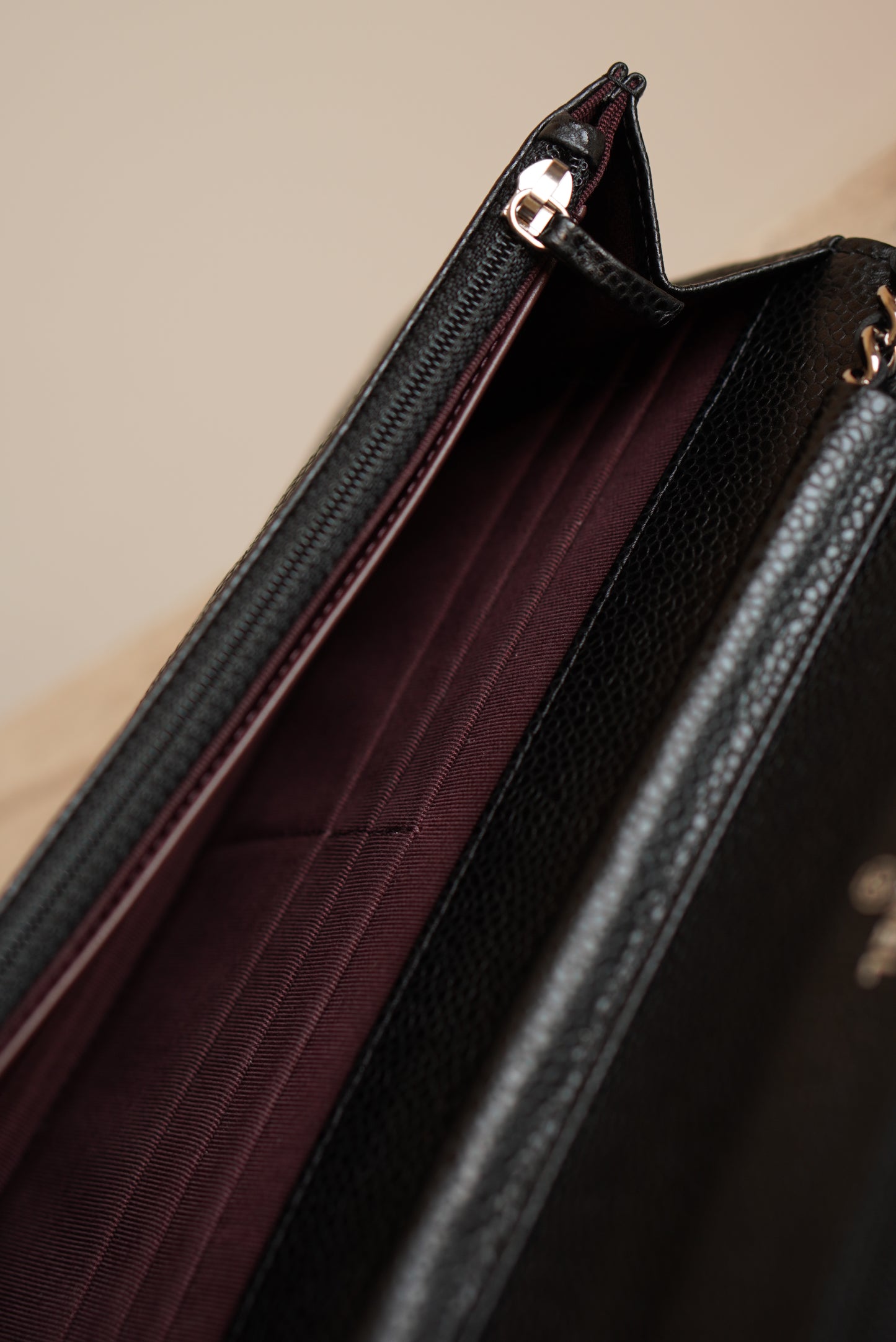 CHANEL WALLET ON CHAIN | BLACK