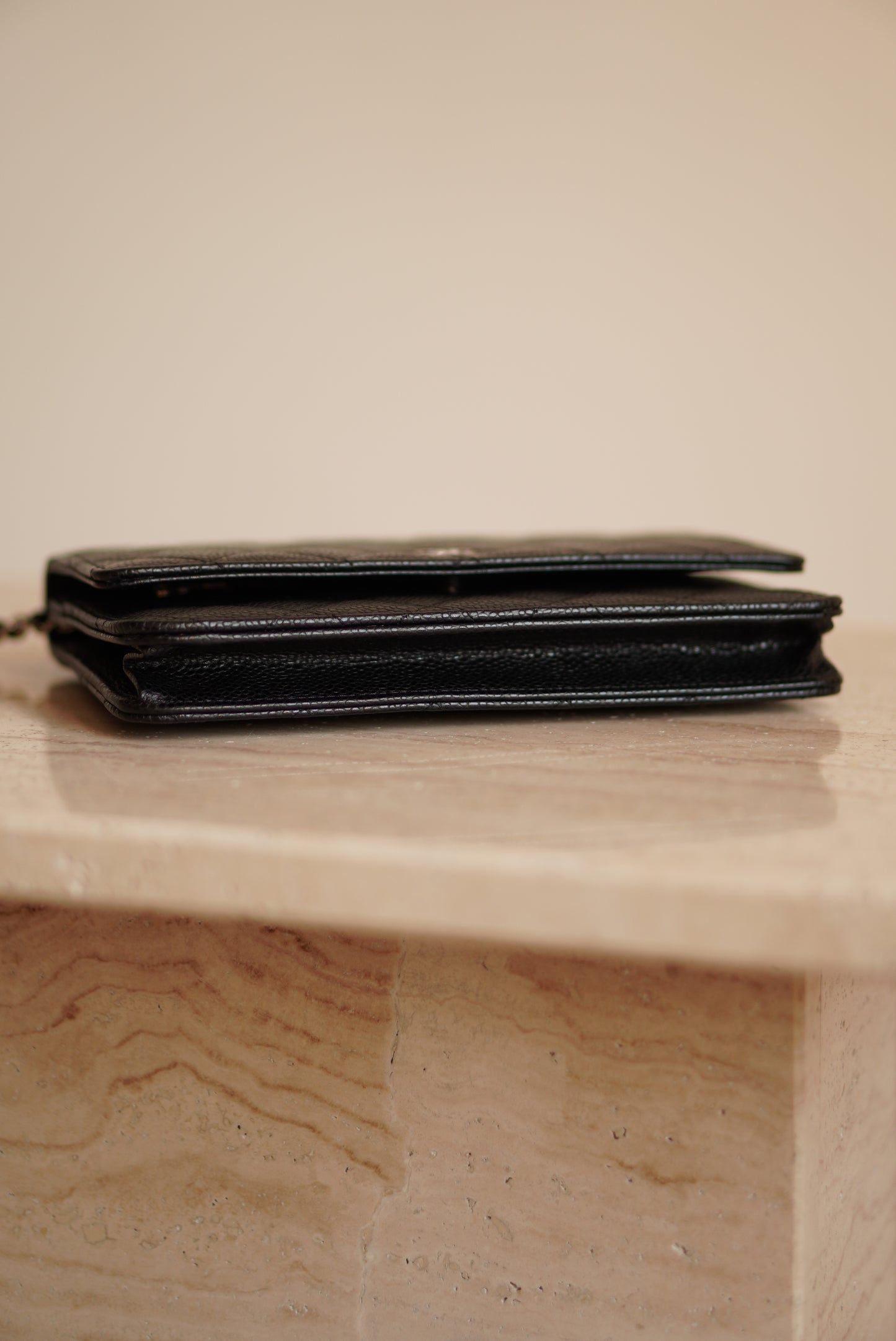 CHANEL WALLET ON CHAIN | BLACK