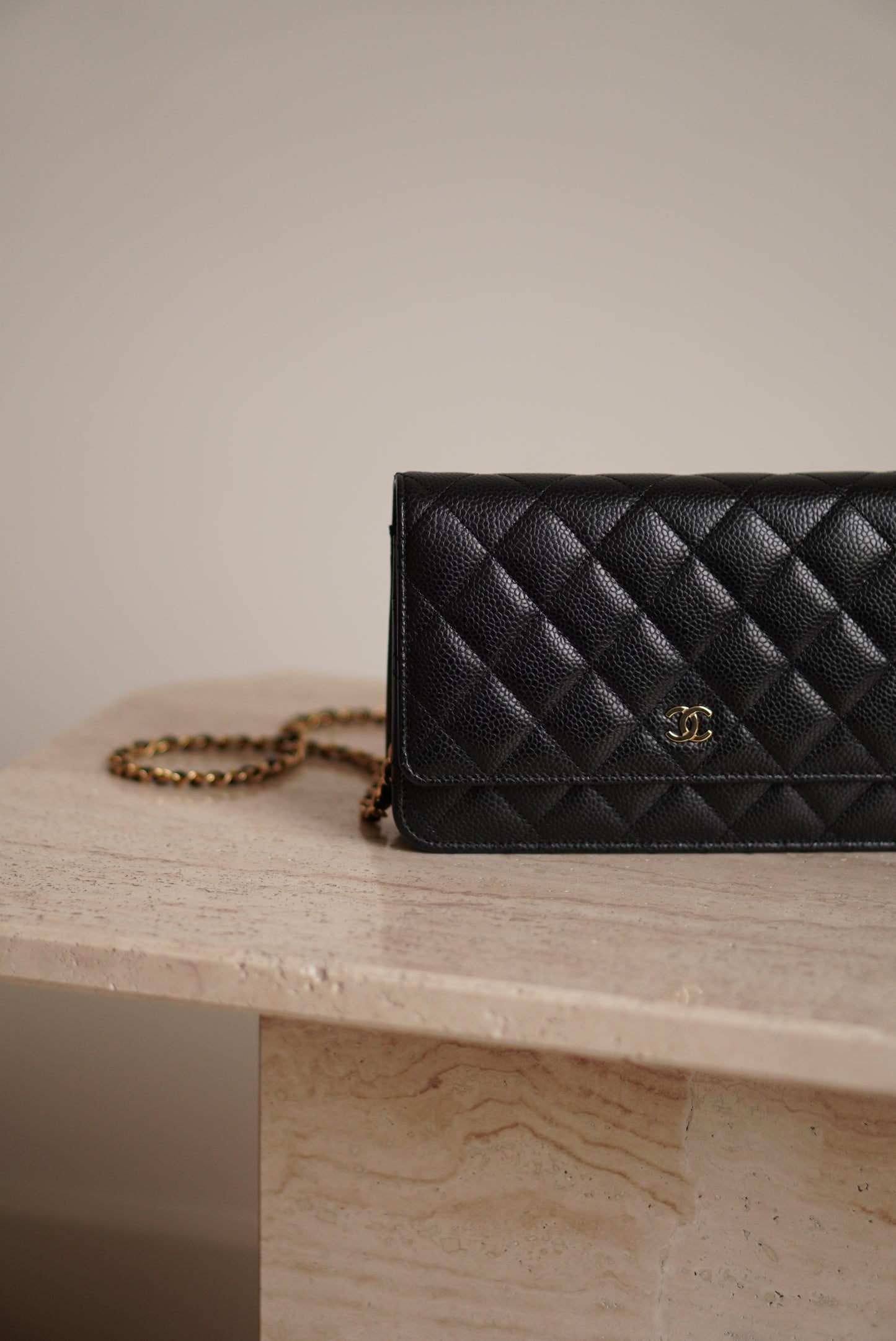 CHANEL WALLET ON CHAIN | BLACK